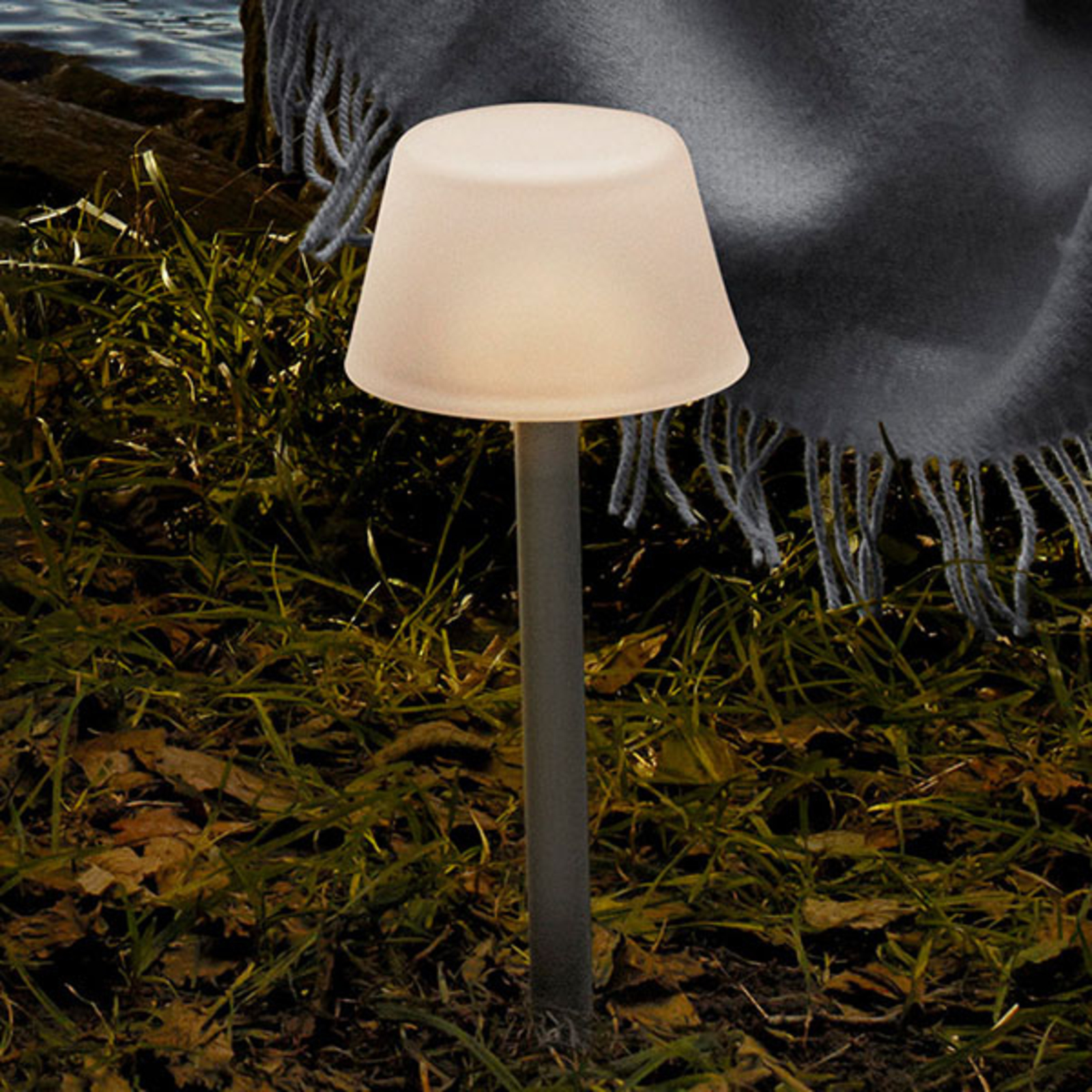 Eva Solo SunLight solar ground spike lamp, frosted