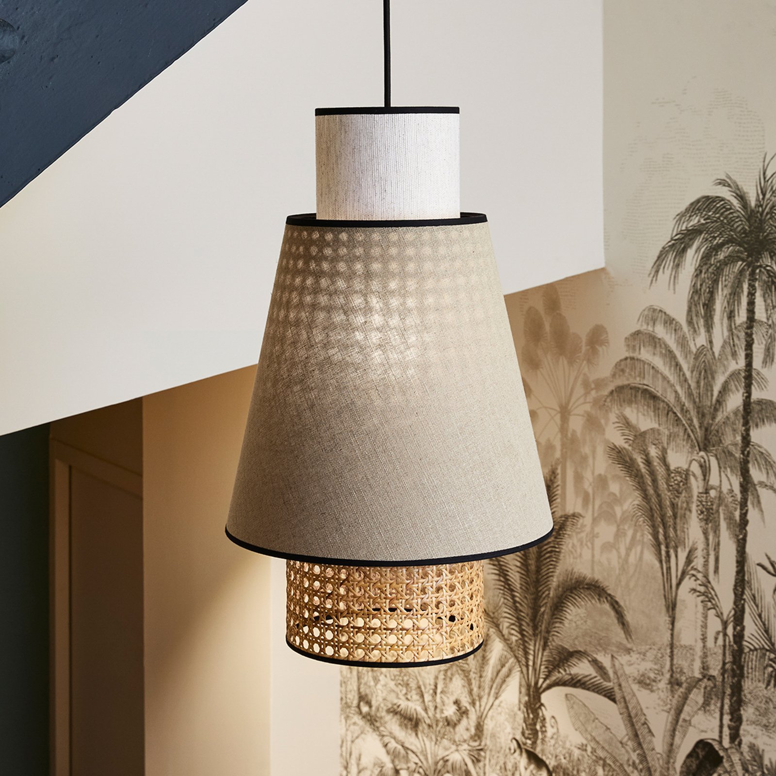 Singapour S Hängeleuchte, nude - MARKET SET Singapour S Hängeleuchte, nude - MARKET SET