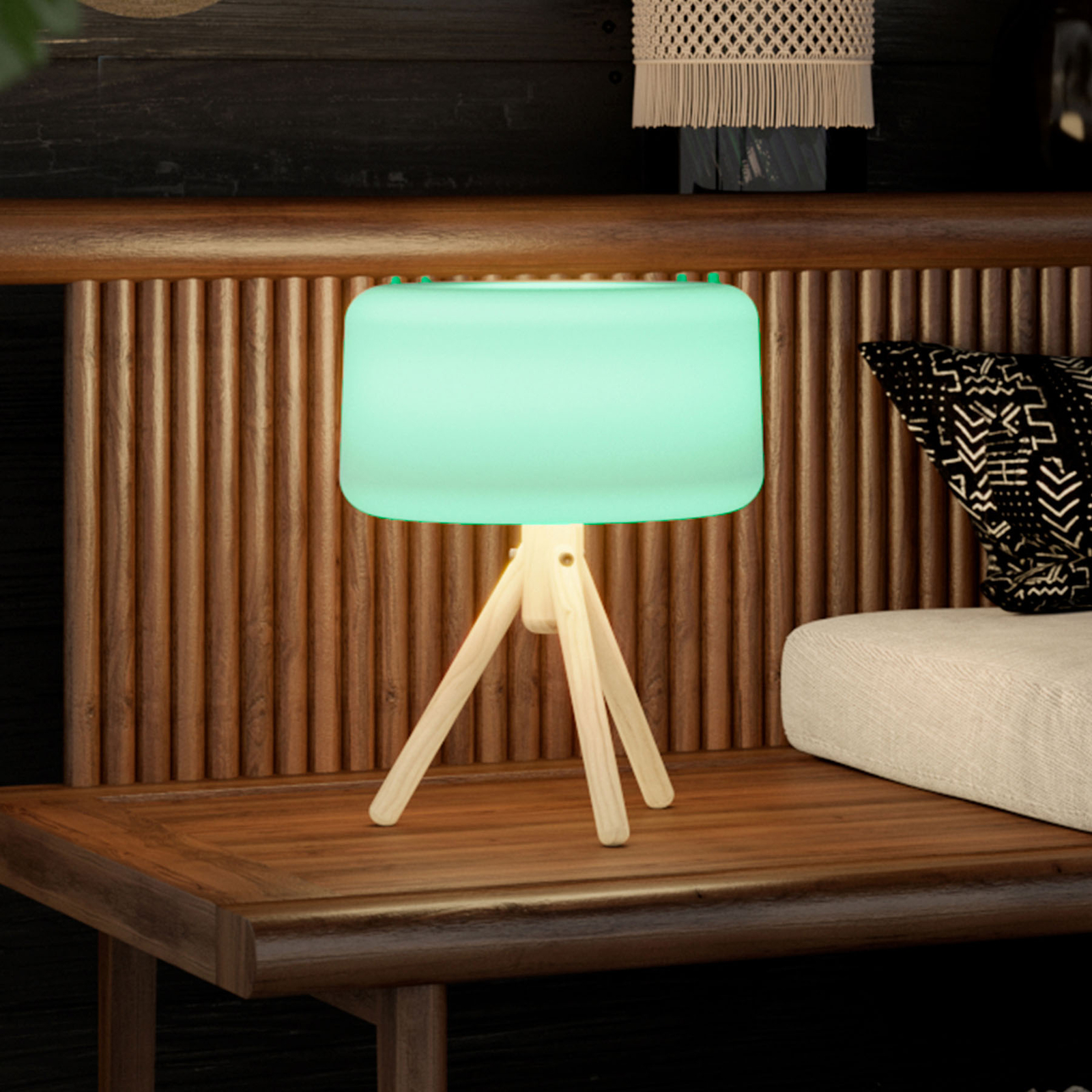 Lampa stołowa LED Newgarden Chloe z akumulatorem wielokrotnego ładowania