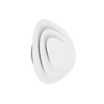 Delar LED wall light, dimmable, white, 25 x 25 cm, metal - Lindby