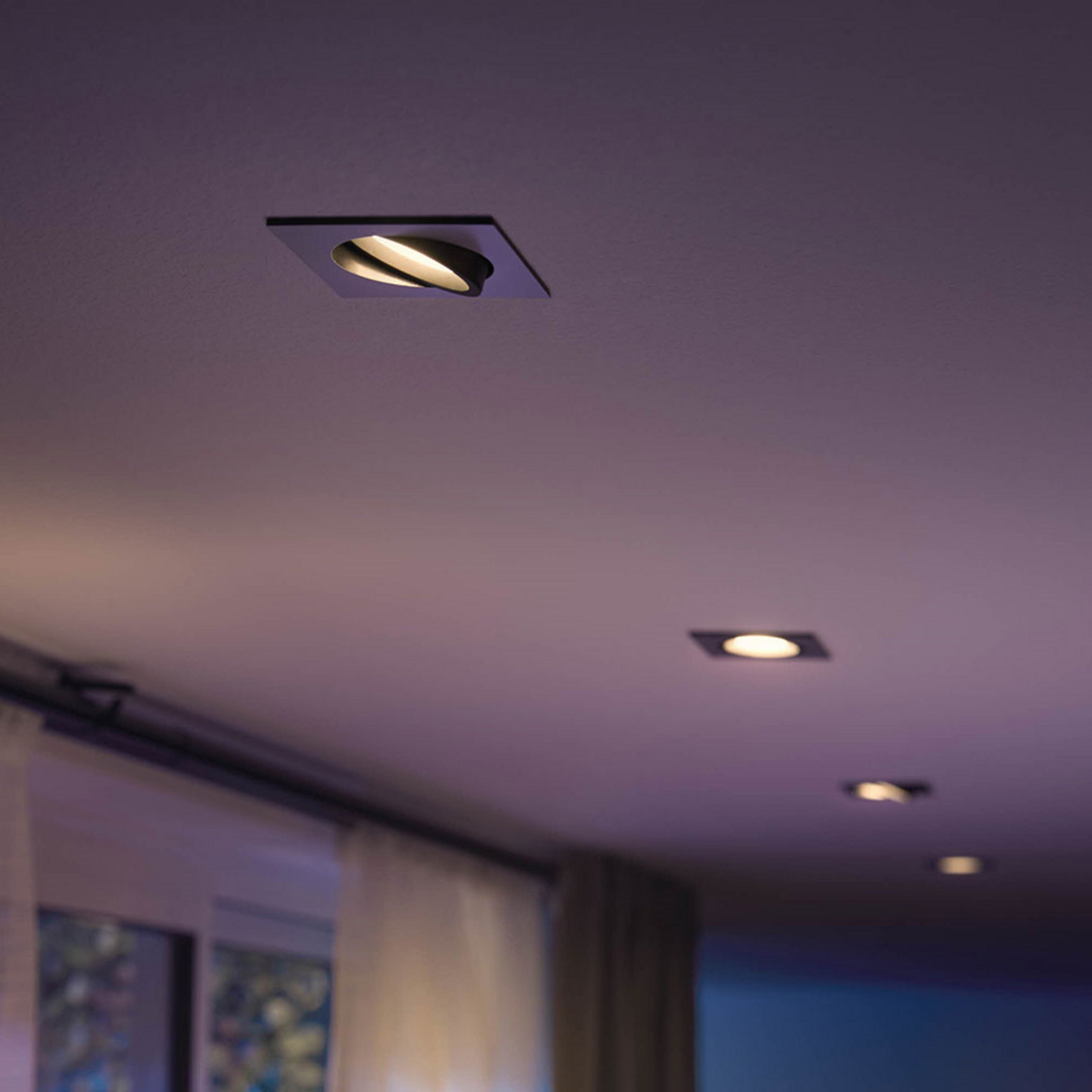 Centura Recessed Alu Squared Bluetooth White/Color Amb. - Philips Hue