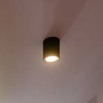 Spot plafond LED Landon Smart, noire, H 14 cm