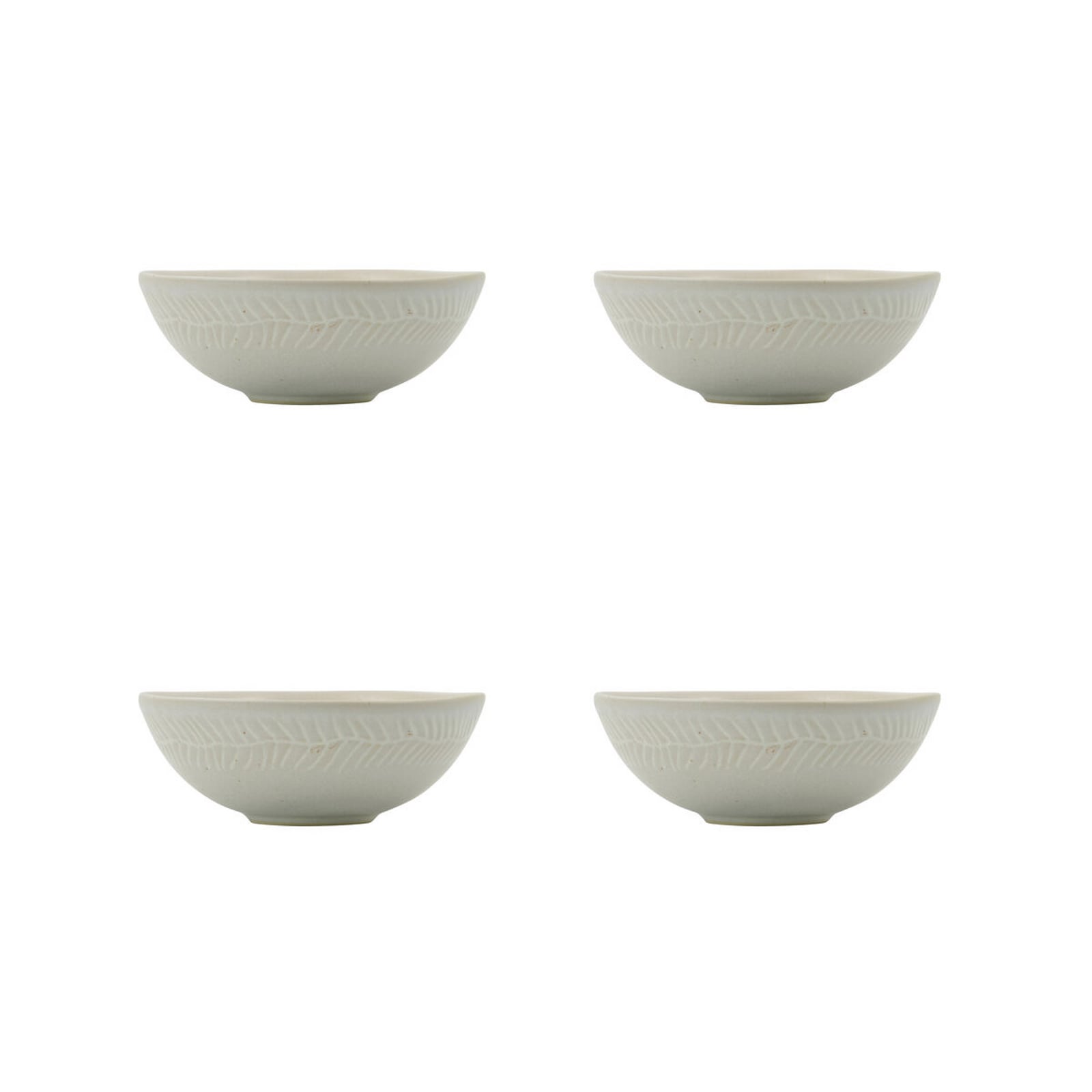 Serveur à fruits, lot de 4, grès émaillé - House Doctor