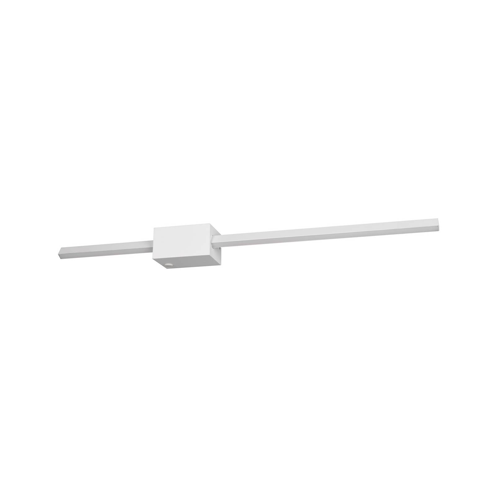 LED-Wandleuchte Cassino, weiß matt, Breite 70 cm, Metall