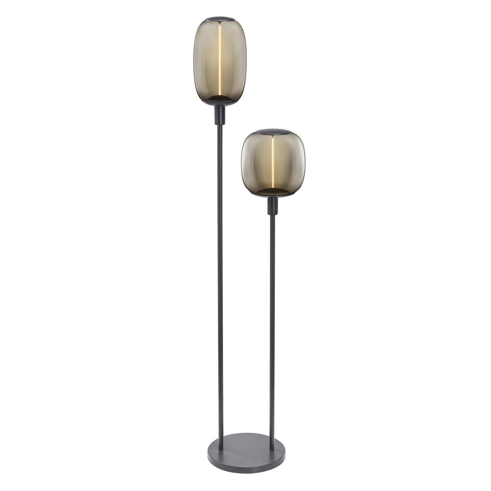 LEDVANCE Lampadaire Decor Stick à 2 lampes, hauteur 146cm, gris foncé