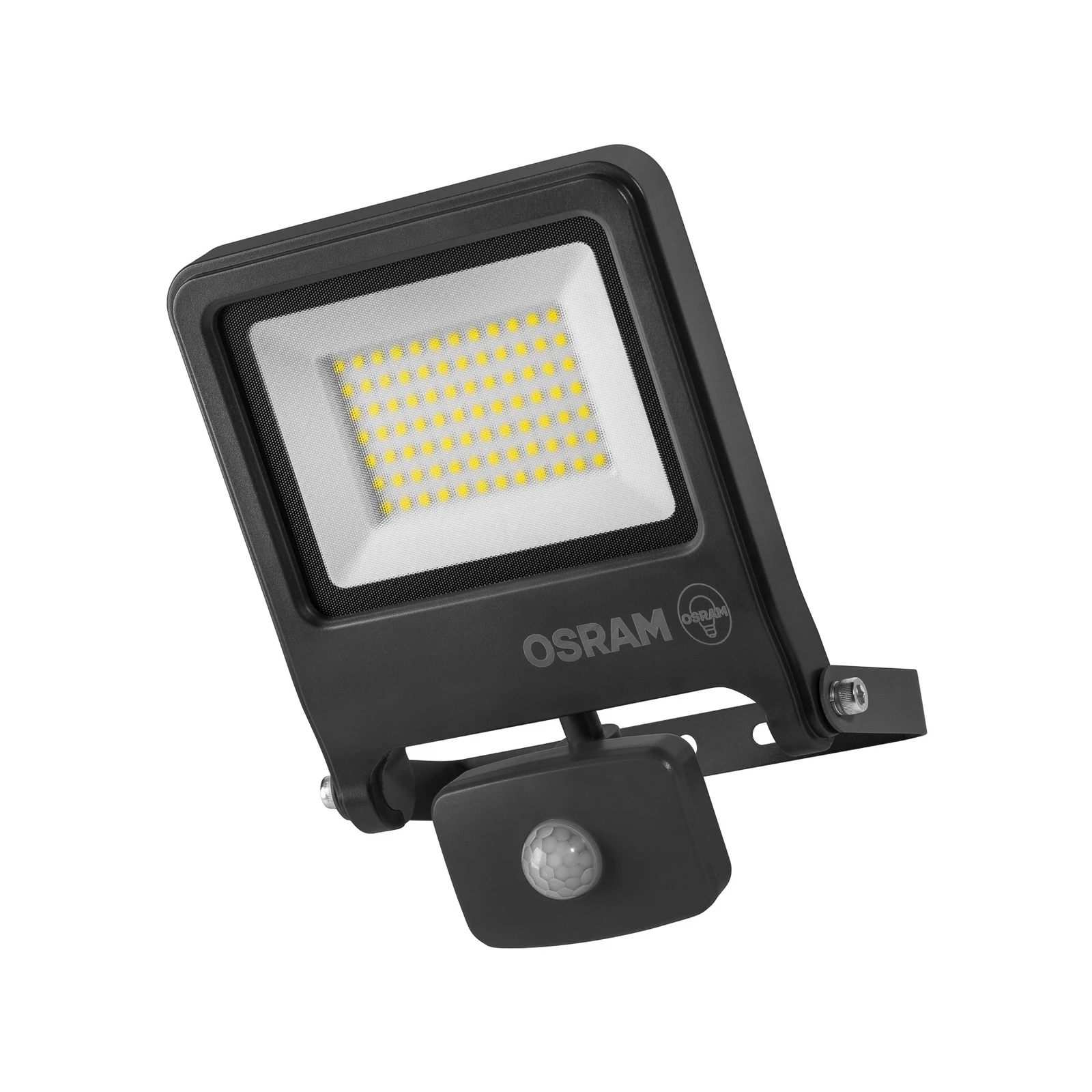 OSRAM ENDURA FLOOD outdoor spotlight, grey, sensor 50 W 840 IP44