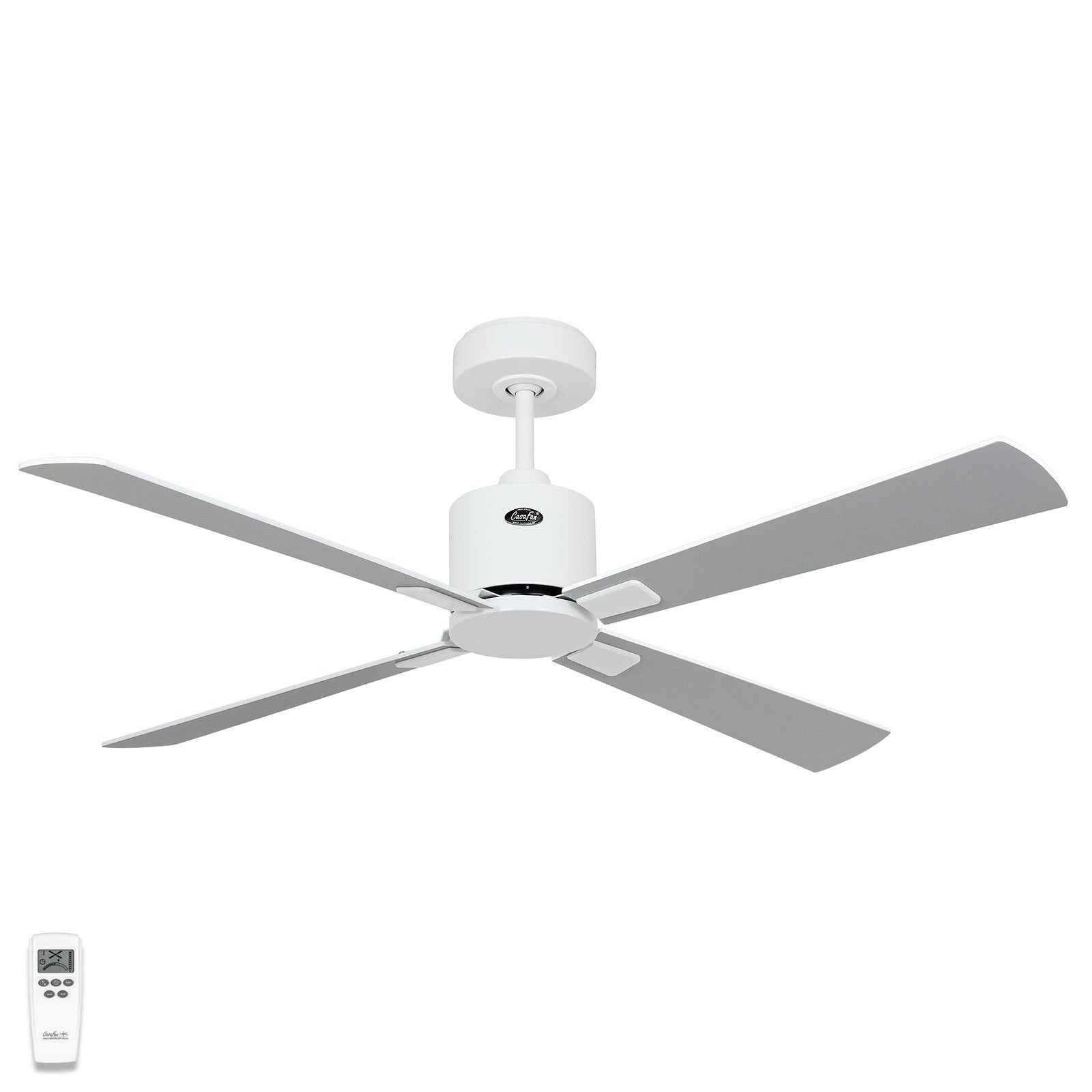 Ventilateur Eco Concept 132cm blanc/blanc-gris