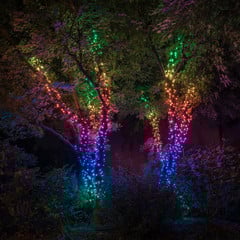 Twinkly RGB guirnaldas de luces, negro, 100 luces 8m