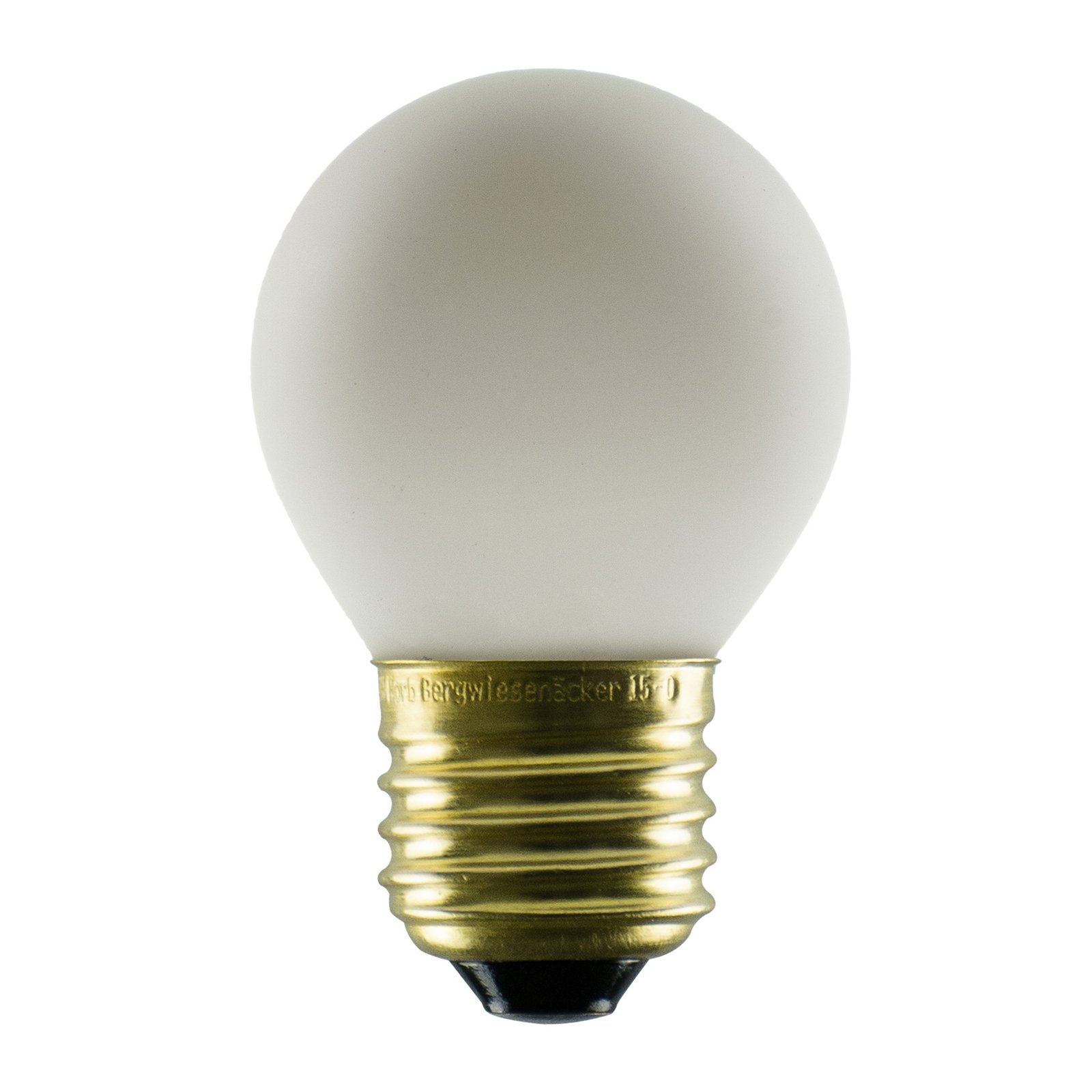 SEGULA LED-Lampe 24V E27 3W 922 Golfball matt dimm