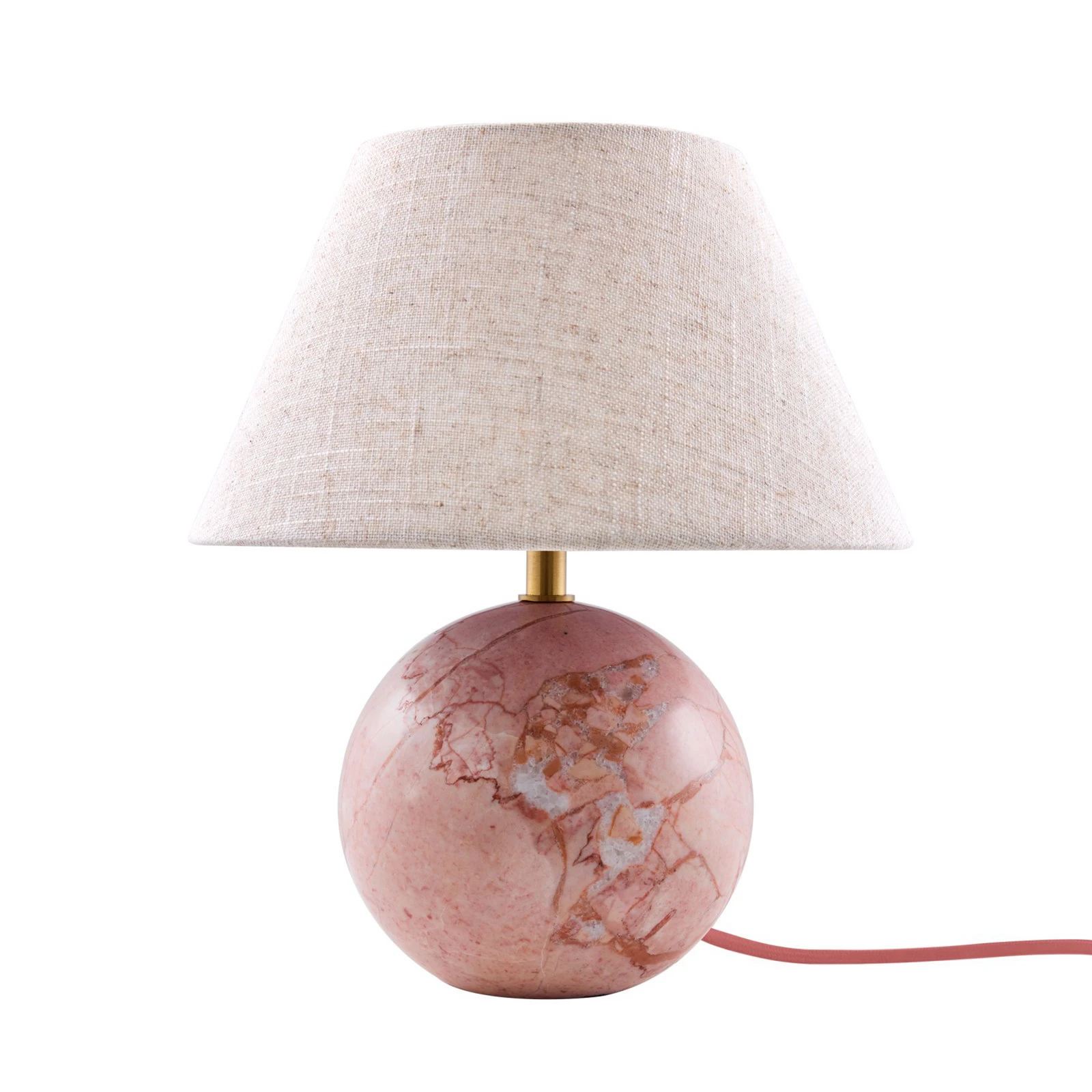 Globen Lighting tafellamp Castello, roze/beige, hoogte 28 cm