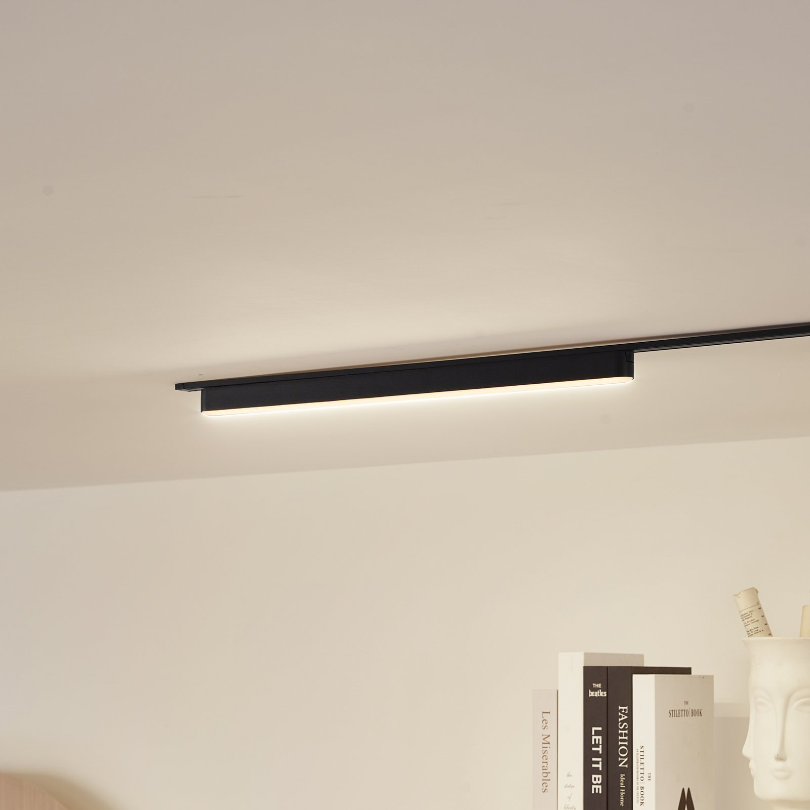 Lindby LED-Leiste 48 V Lumaro, schwarz, 20 W, Kunststoff