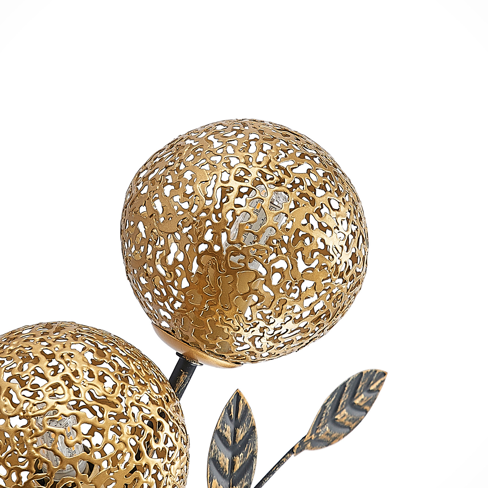 Evory 2Wandlamp Gold - Lucande