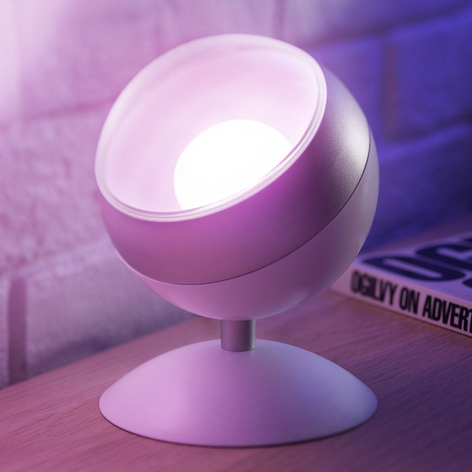 WiZ Quest LED-Tischleuchte, RGBW, weiß