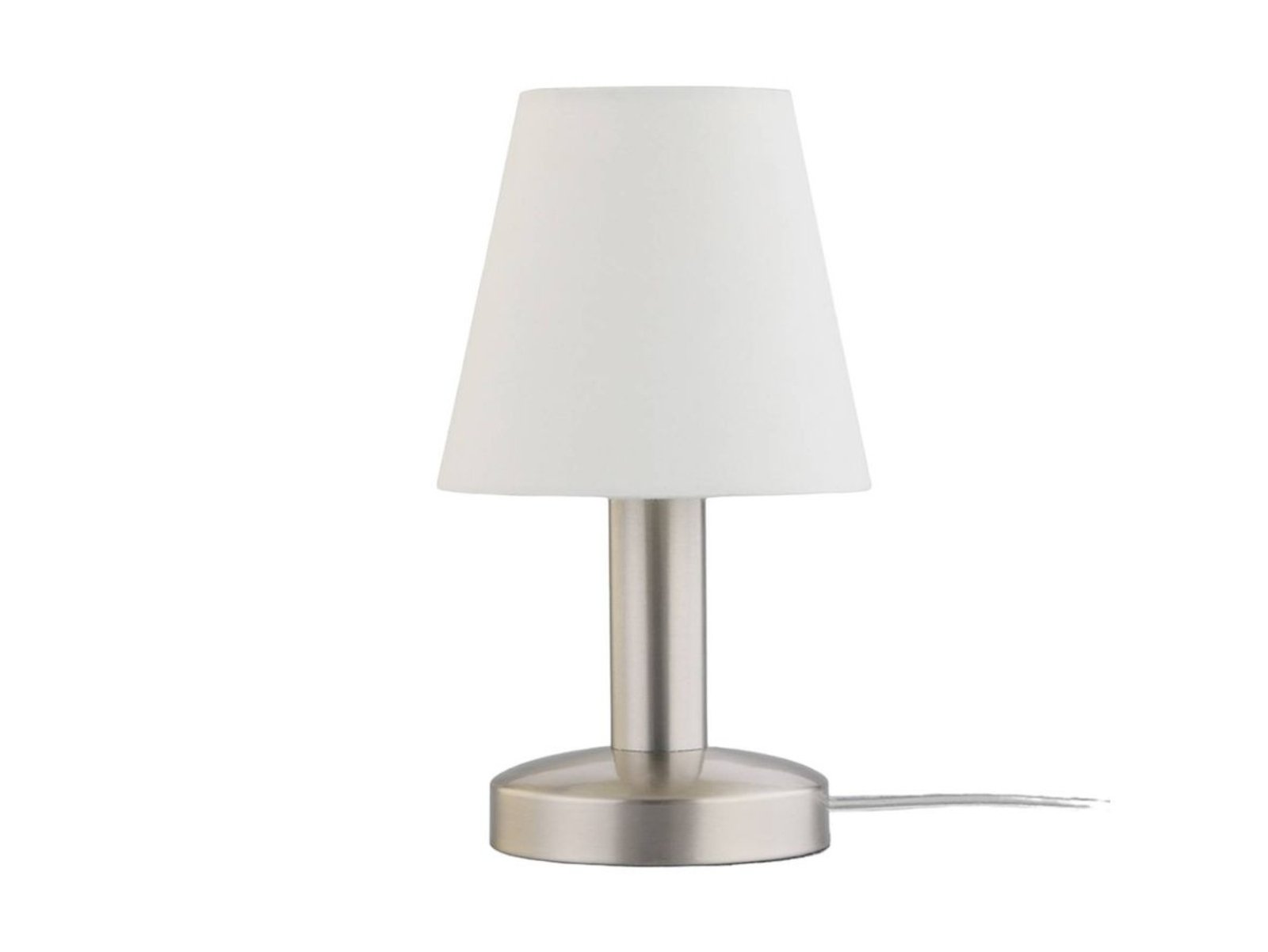 Hanno Candeeiro de Mesa White/Nickel - Lindby