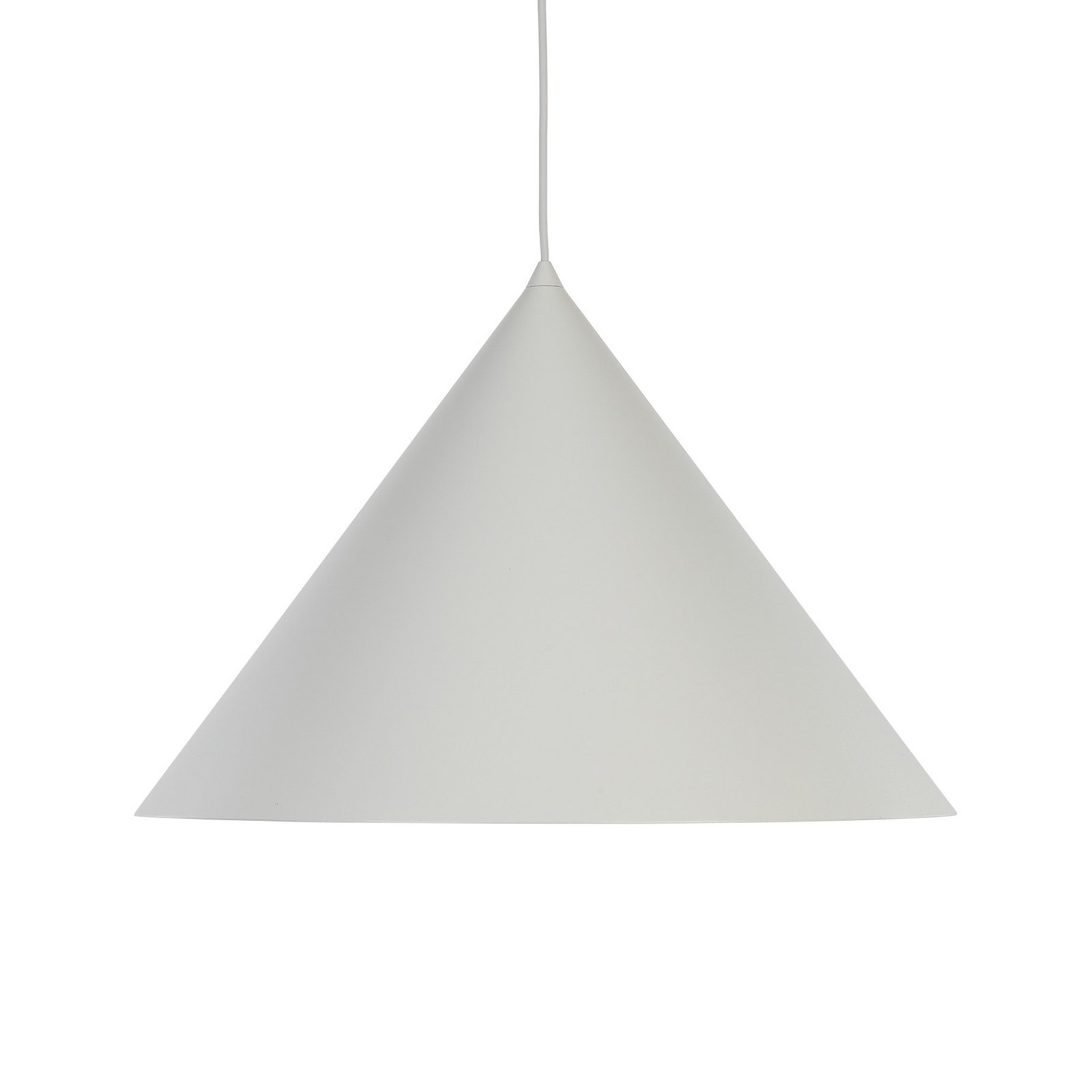 Závesné svietidlo Cono, 1-pl., Ø 50 cm, béžové, E27 Závesné svietidlo Cono, 1-pl., Ø 50 cm, béžové, E27