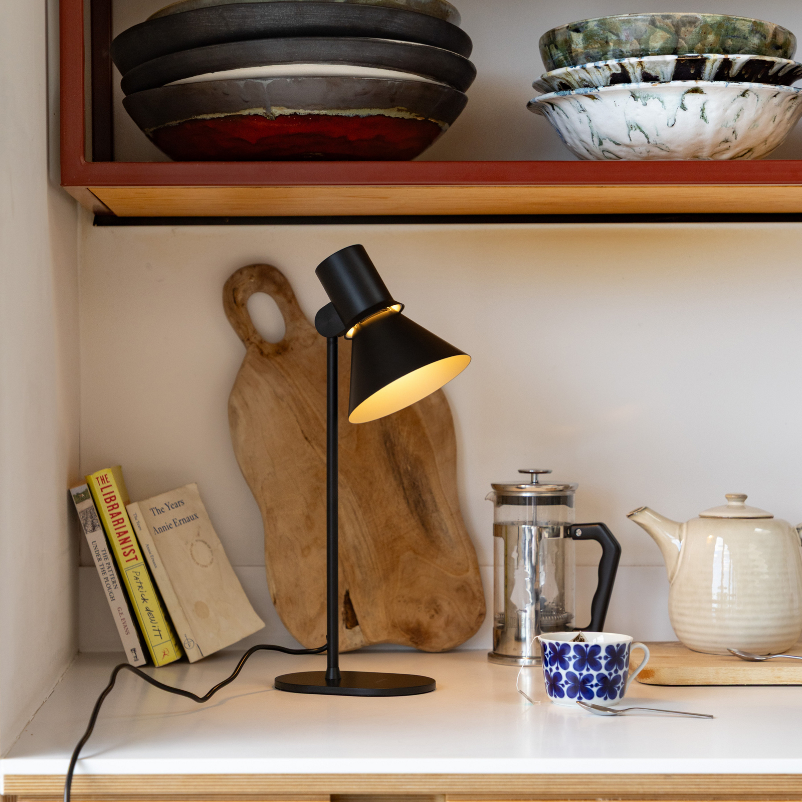 Lampe de table Anglepoise Type 80 T1, noir mat, 48 cm, métal Lampe de table Anglepoise Type 80 T1, noir mat, 48 cm, métal