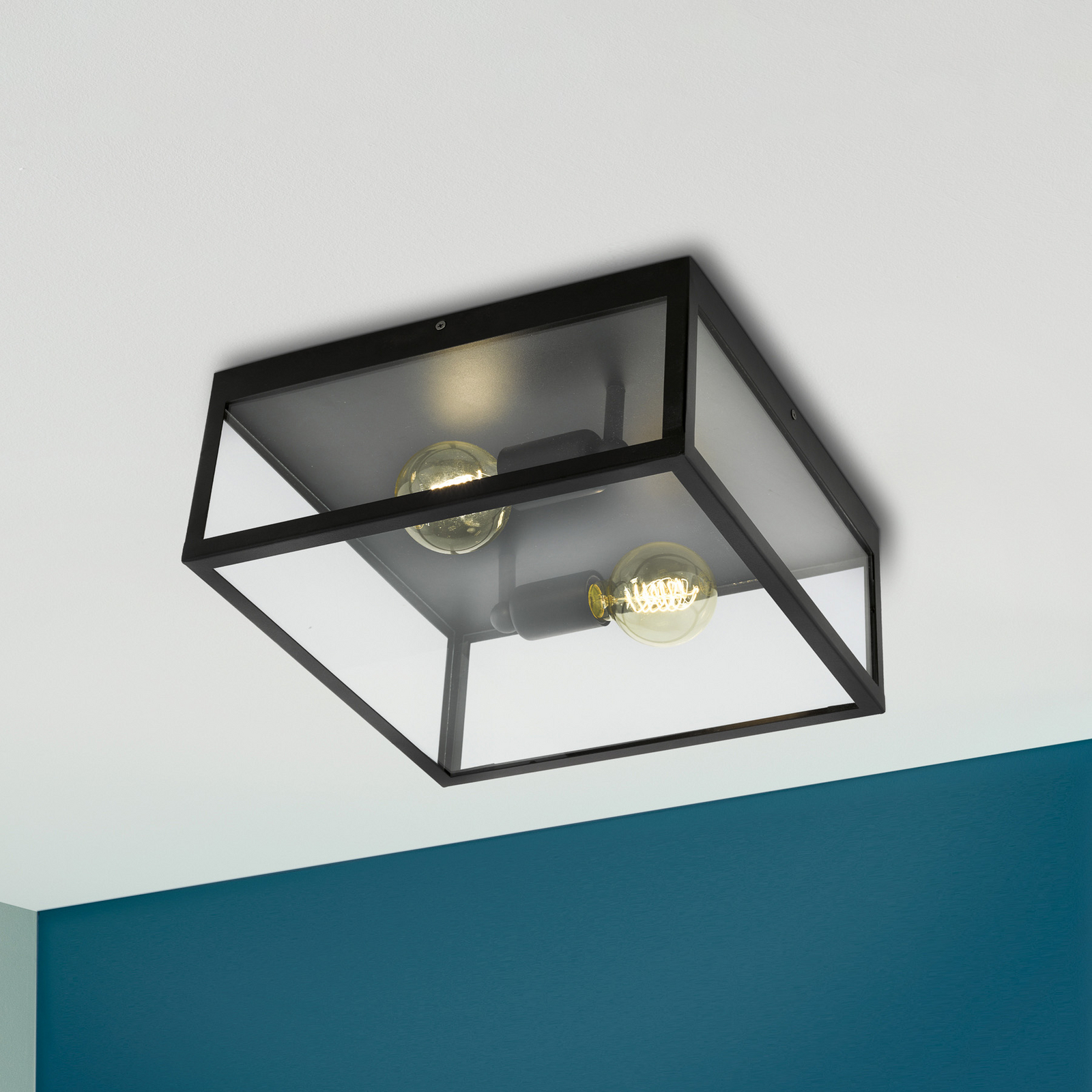 Angular Charterhouse vintage ceiling light