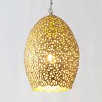 Cavalliere pendant light, gold, Ø 22 cm