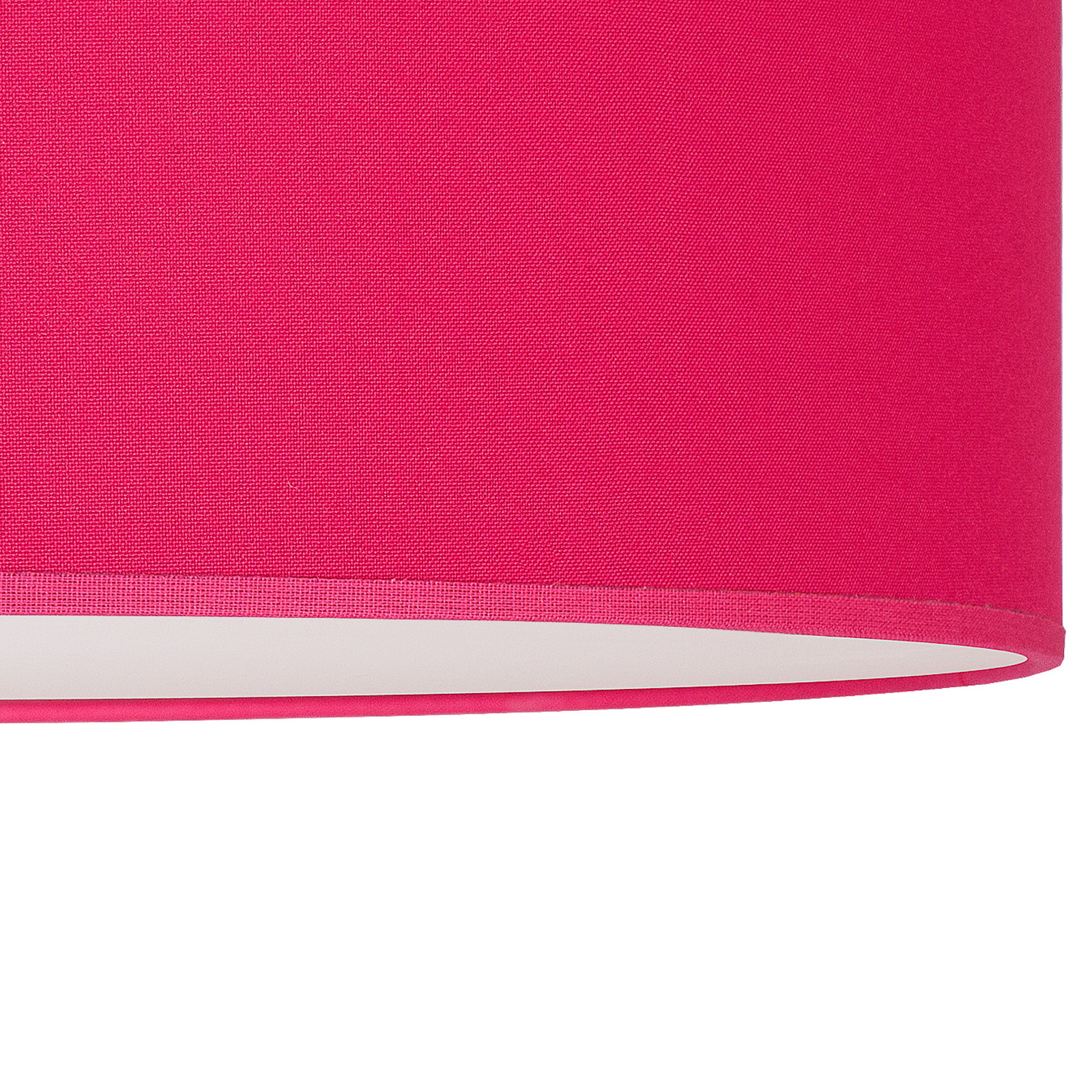 Euluna rulltekk, roosa riidest varjund, Ø 40 cm