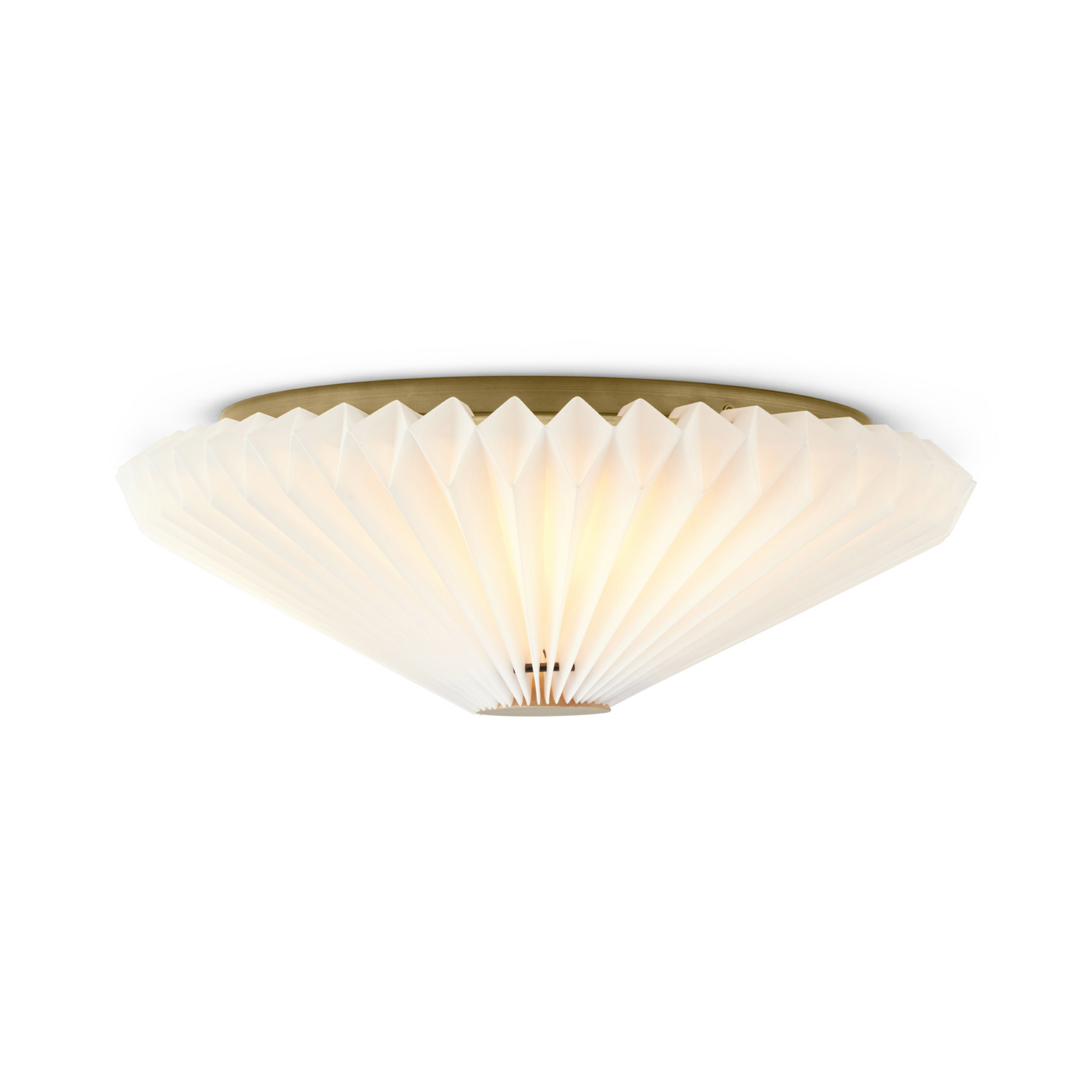 Paris ceiling light, white, Ø 50 cm, fabric, G9 - Halo Design