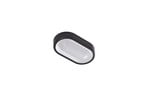 Niniel Oval LED Ulko Kattovalaisin Black/White - Lindby