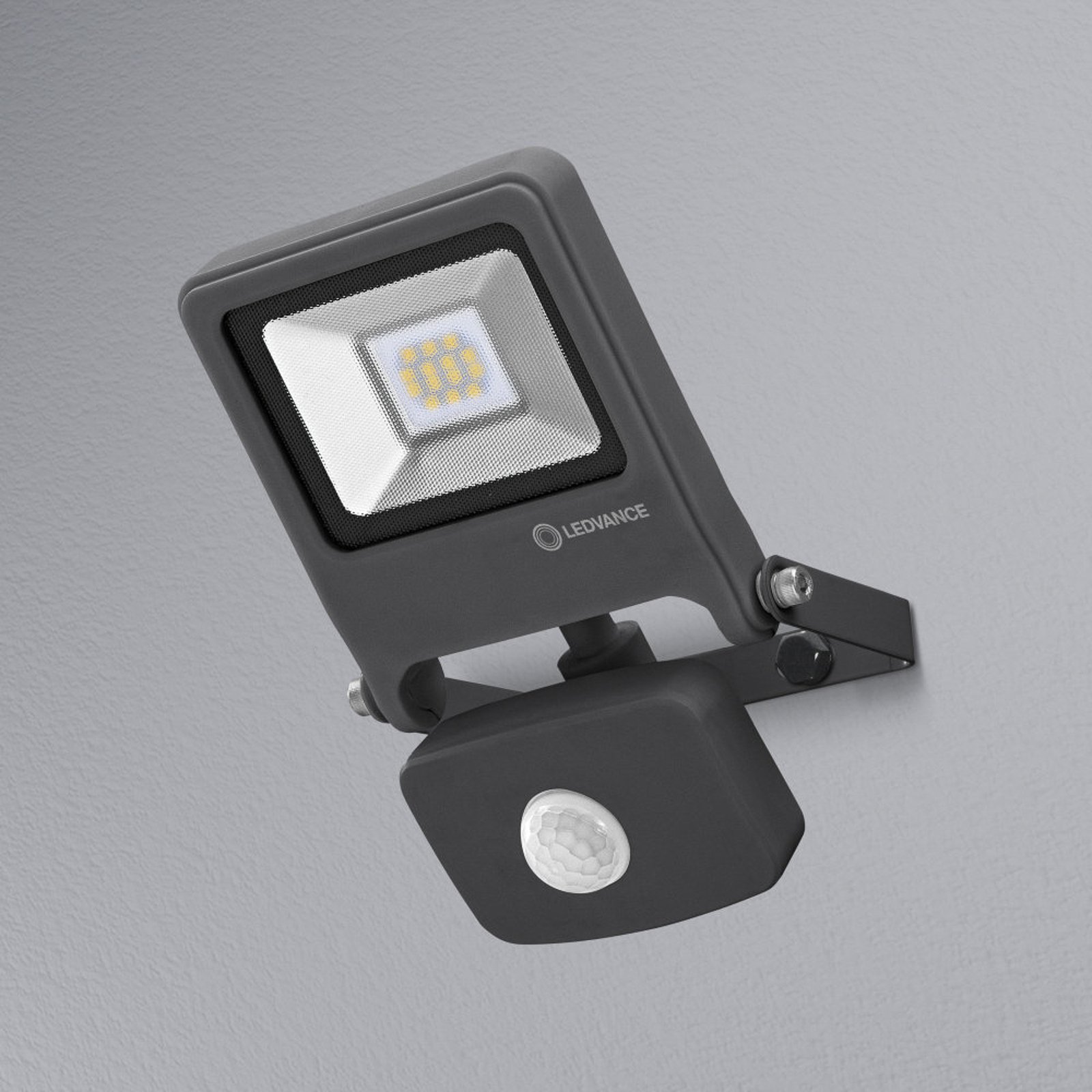 LEDVANCE Endura Flood Sensor LED-udendørsspot gråt