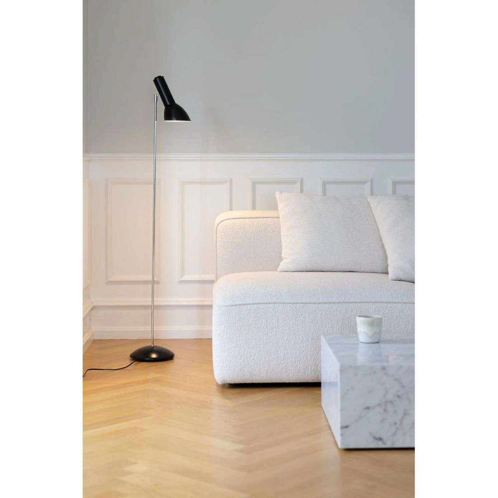 Oblique Piantana Bianco/Ottone - CPH Lighting