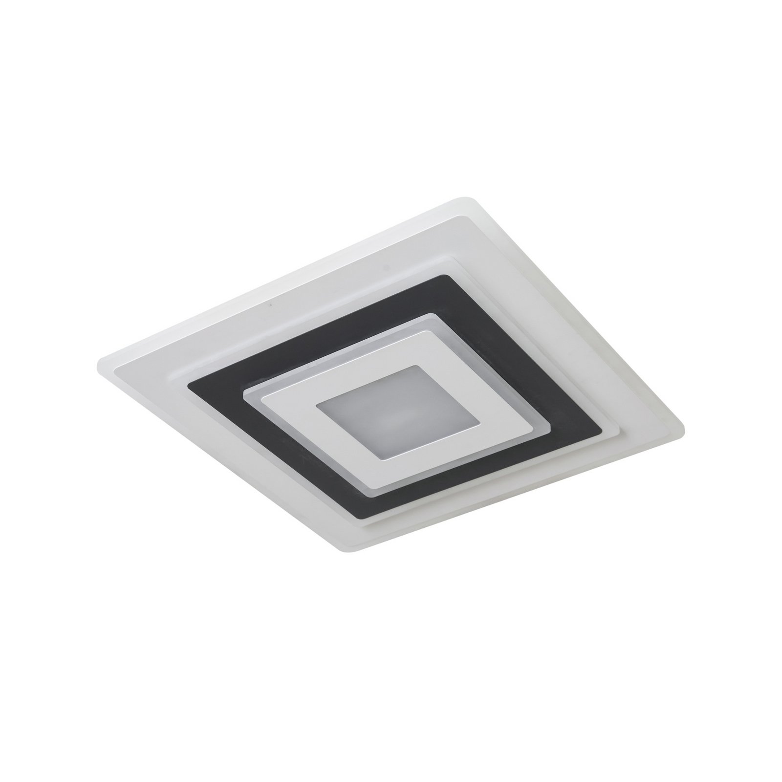 Lindby LED stropní svítidlo Rebeka, 50 x 50 cm, CCT, stmívatelné