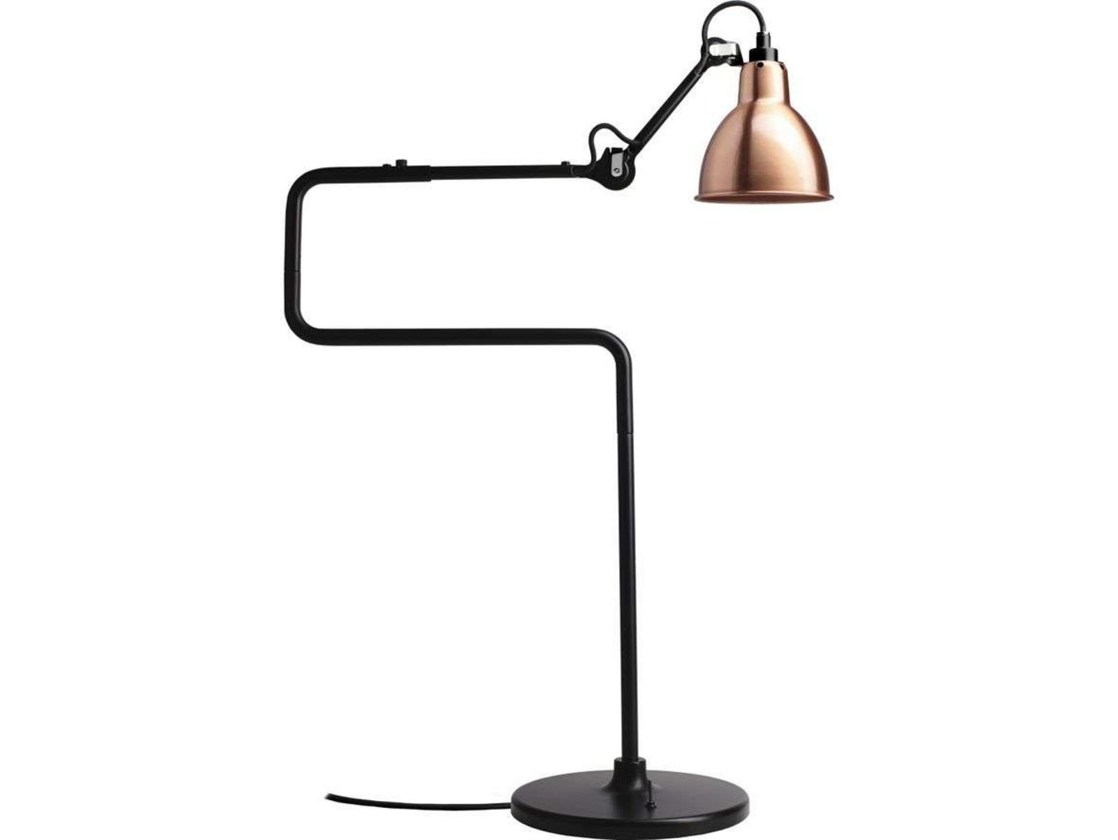 317 Asztali Lámpa Black/Copper - Lampe Gras