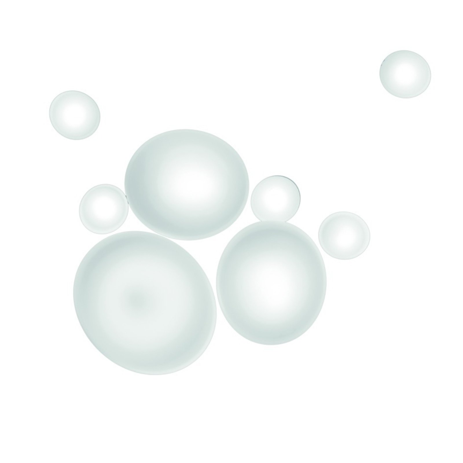 Applique a LED Dynamic, Ø 52 cm, vetro di Murano - Stilnovo Applique a LED Dynamic, Ø 52 cm, vetro di Murano - Stilnovo