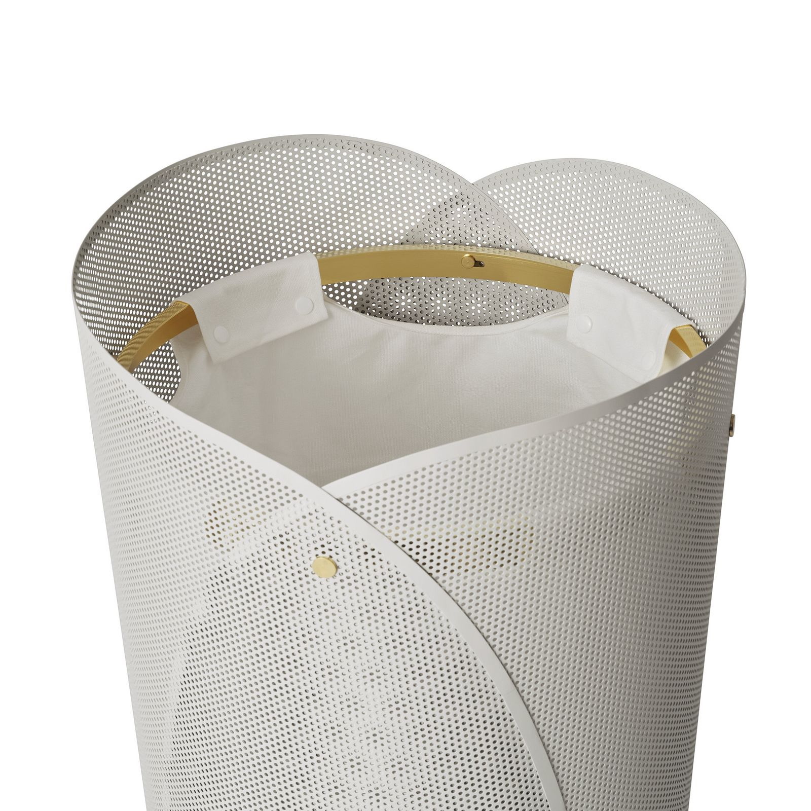 Cesto para la ropa Oya, gris claro, 69 cm de altura, 75 litros, acero - GEJST