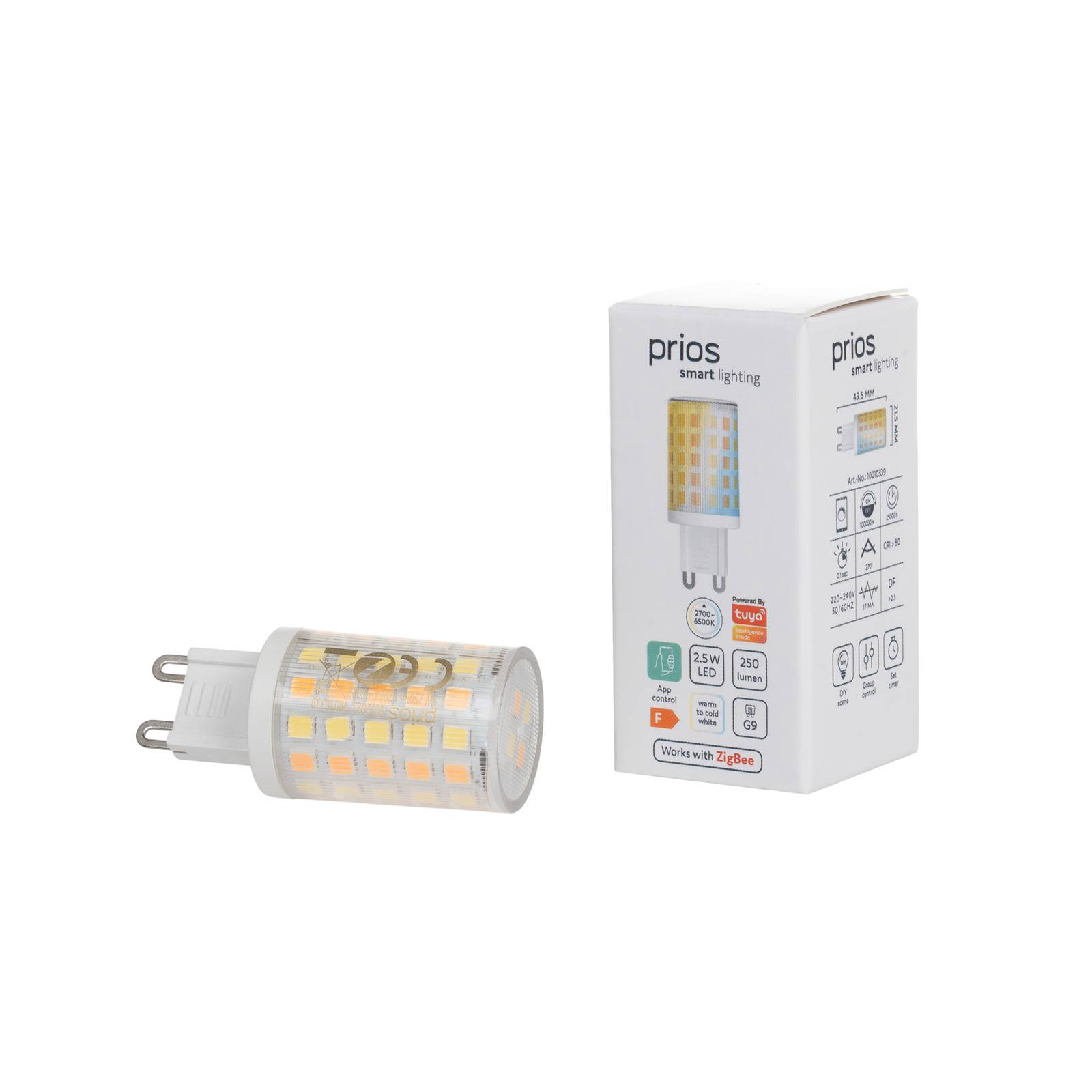 Prios LED G9 2,5W CCT ZigBee Philips Hue 3-pack