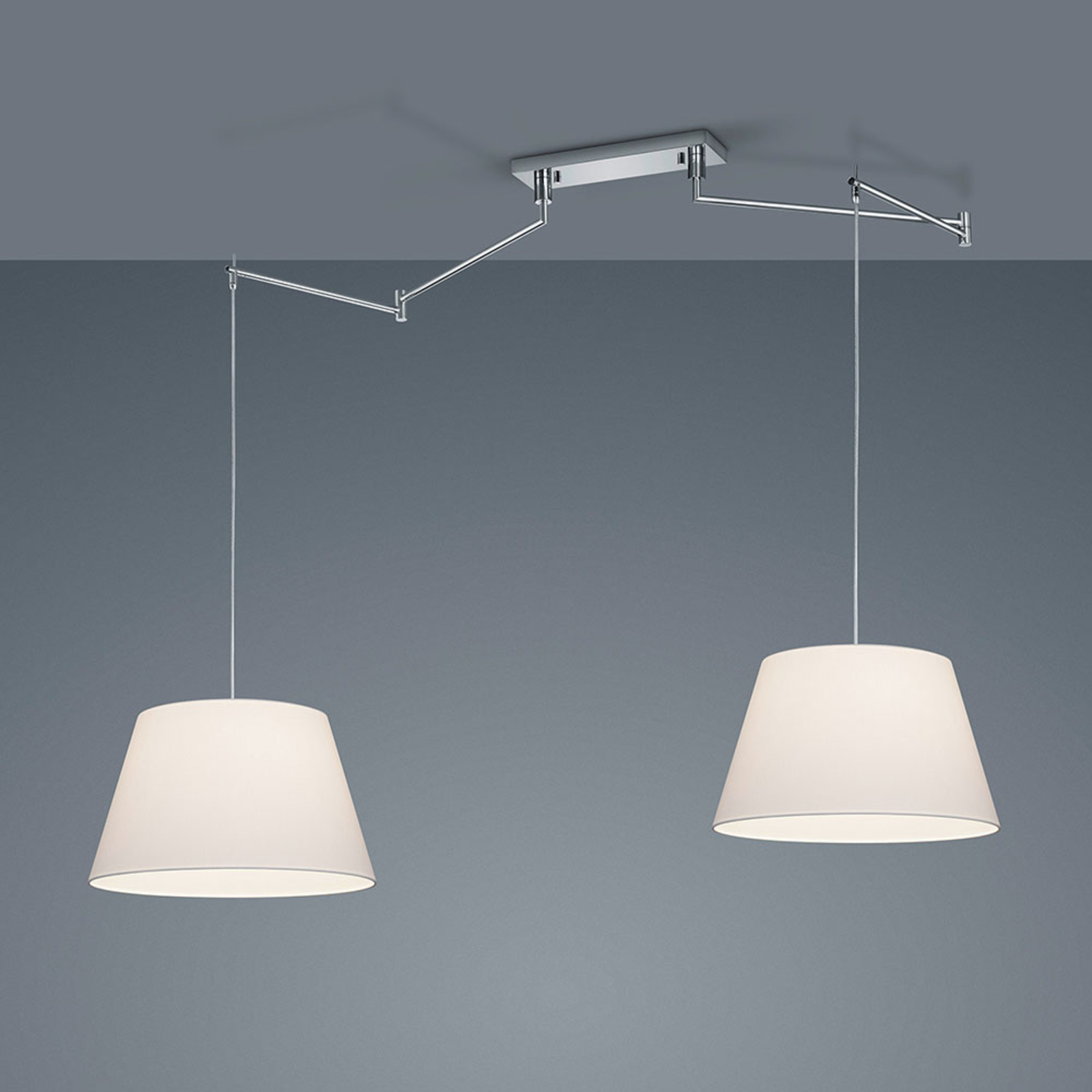 Helestra Certo hanglamp conisch 2-lamps