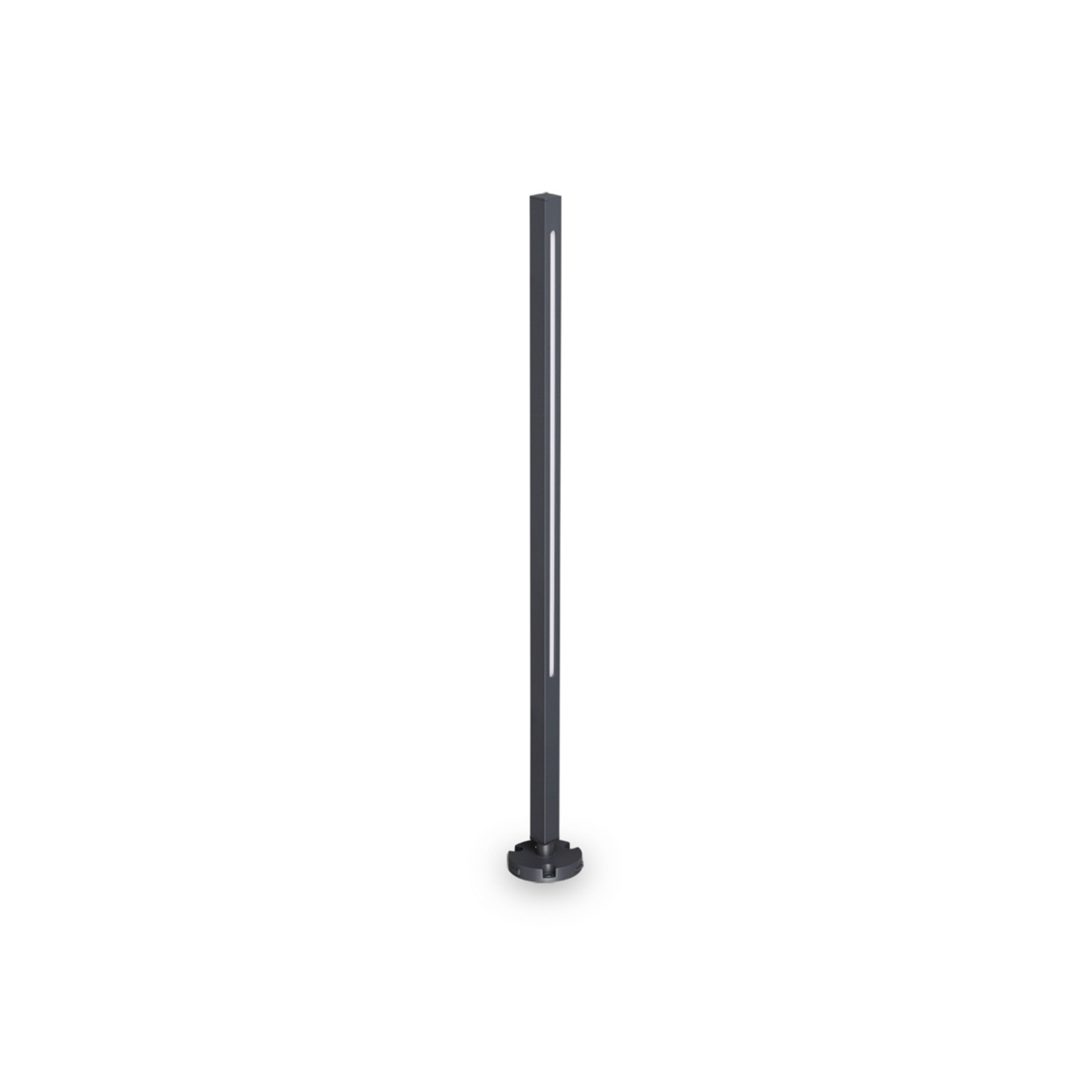 Ideal Lux LED-Wegeleuchte Jedi anthrazit Metall Höhe 80,5 cm