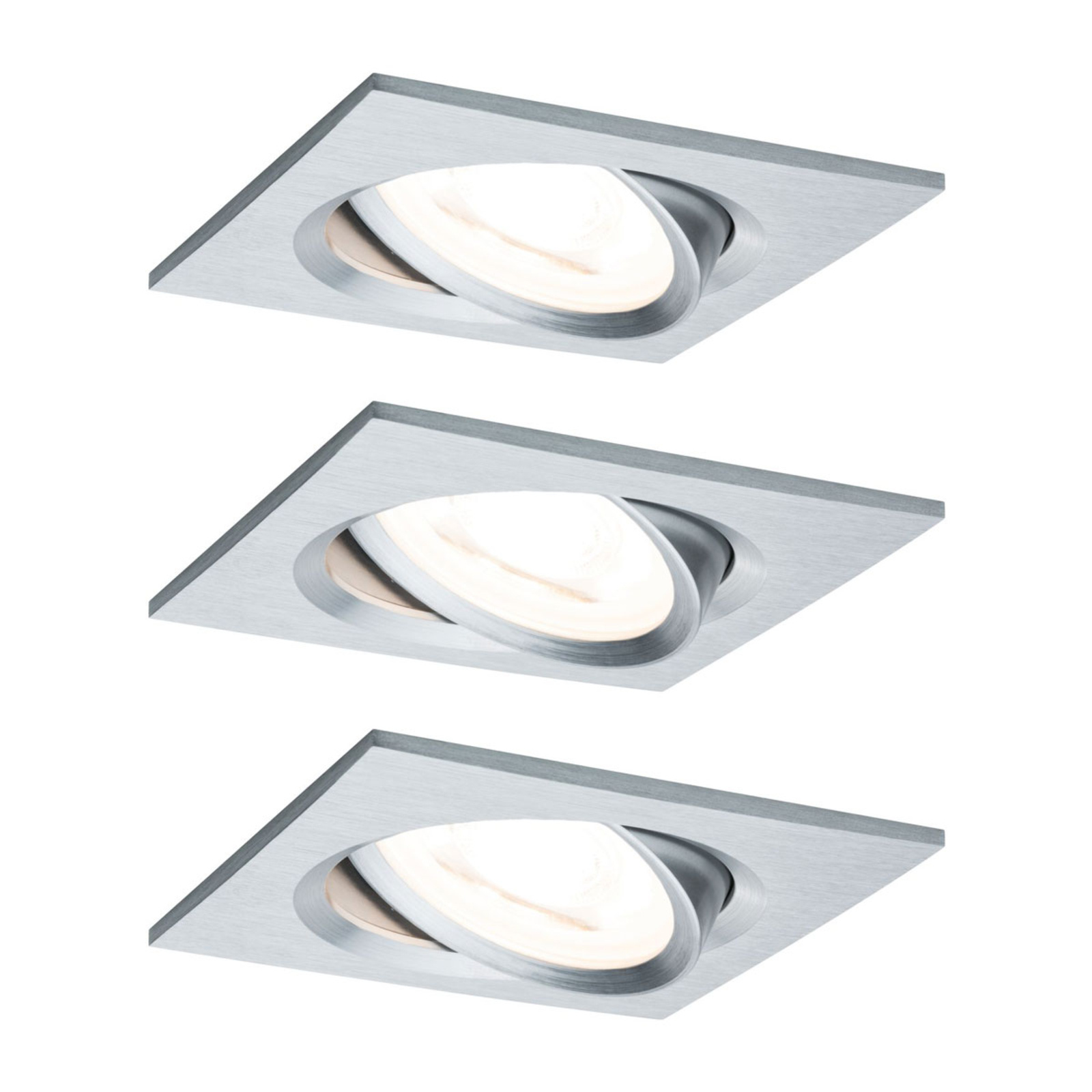 Paulmann 3 spot Nova angular swivelling/3x dimmable