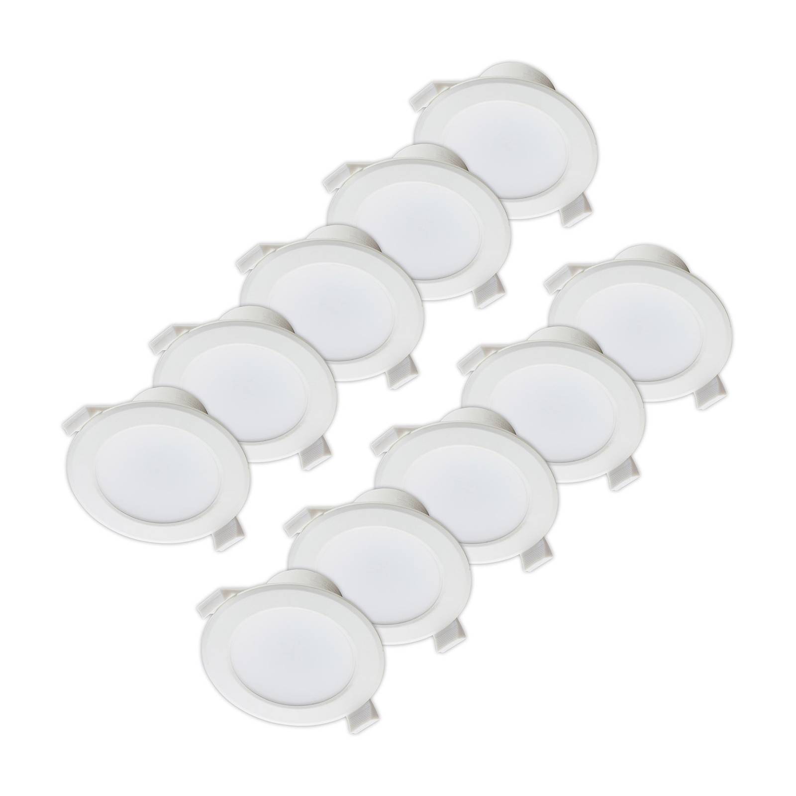 Prios Rida LED süllyesztett lámpa CCT 19 cm 18W 10