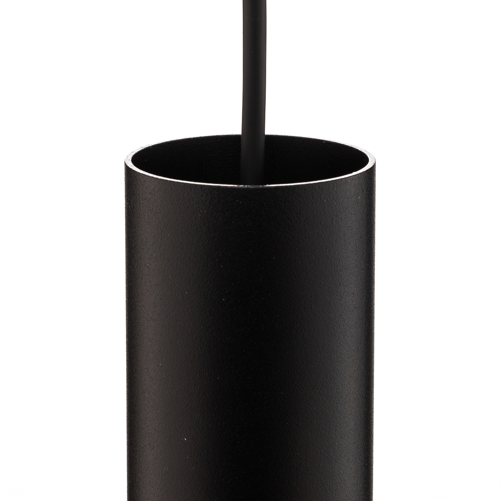 Hängeleuchte Eye, 1fl, schwarz, Schirmhöhe 40 cm