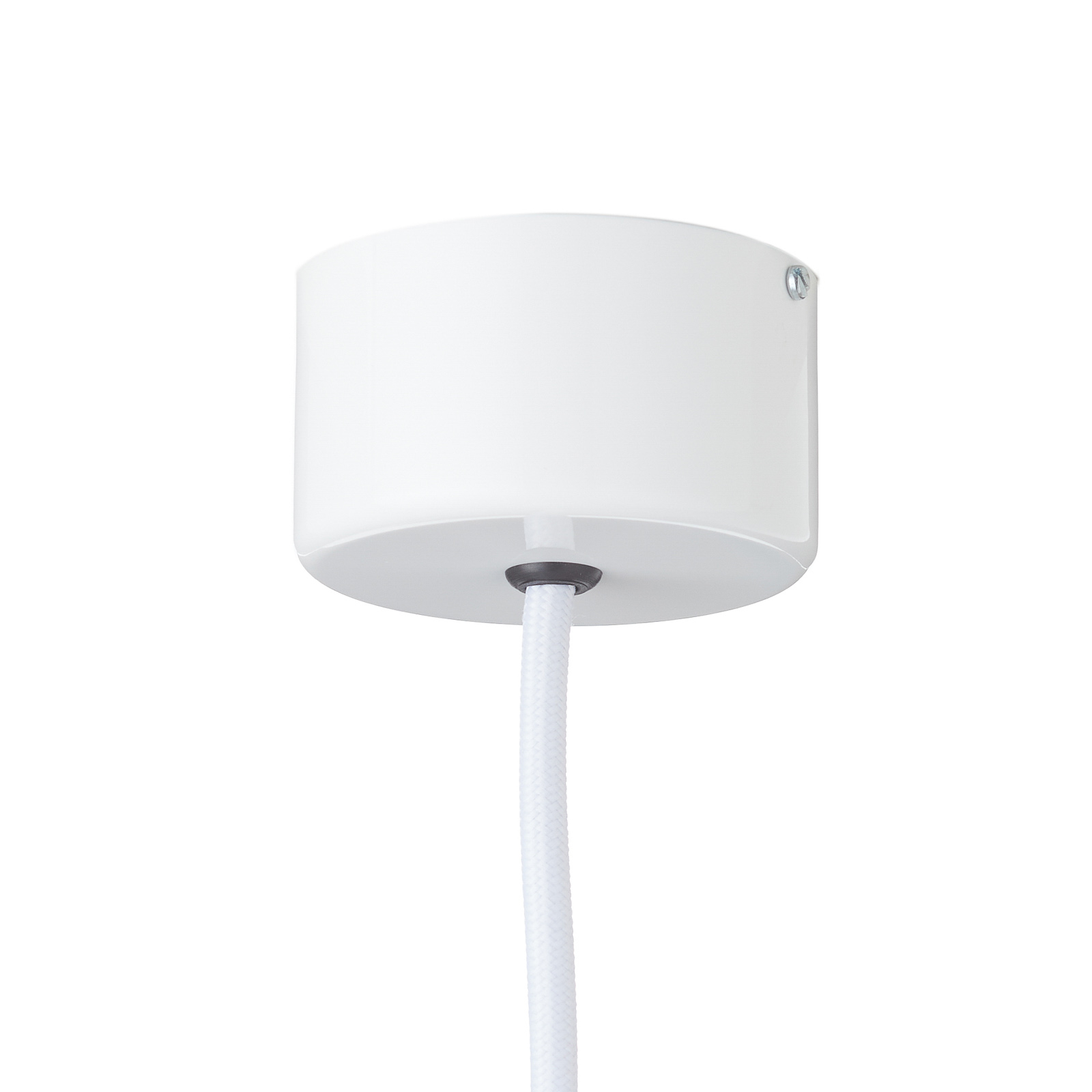 Jieldé Dante D450 lampă suspendată, alb, Ø 45 cm