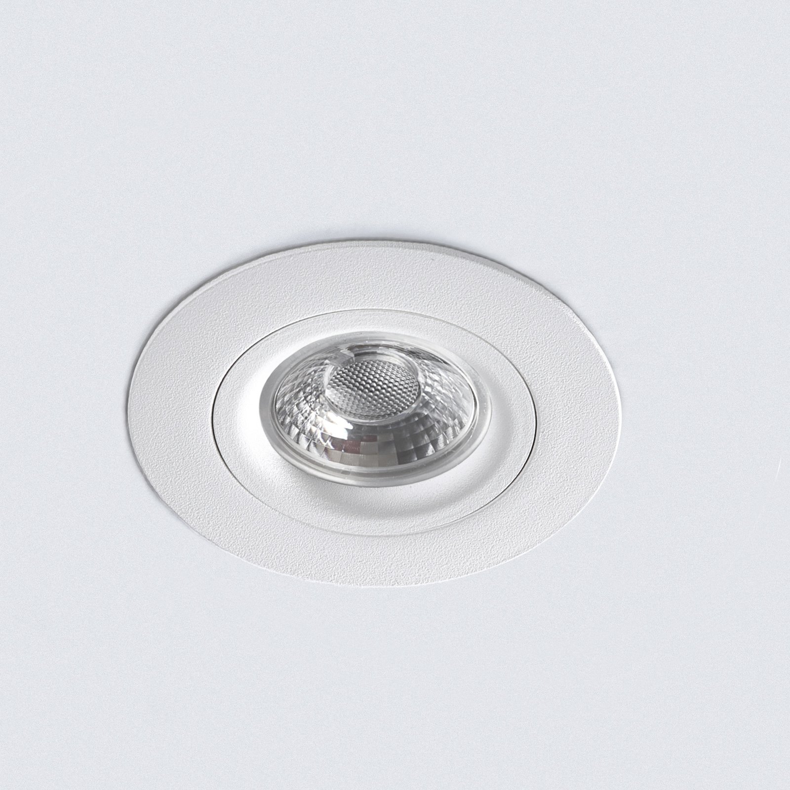 Spot encastrable LED DL6809, rond, blanc