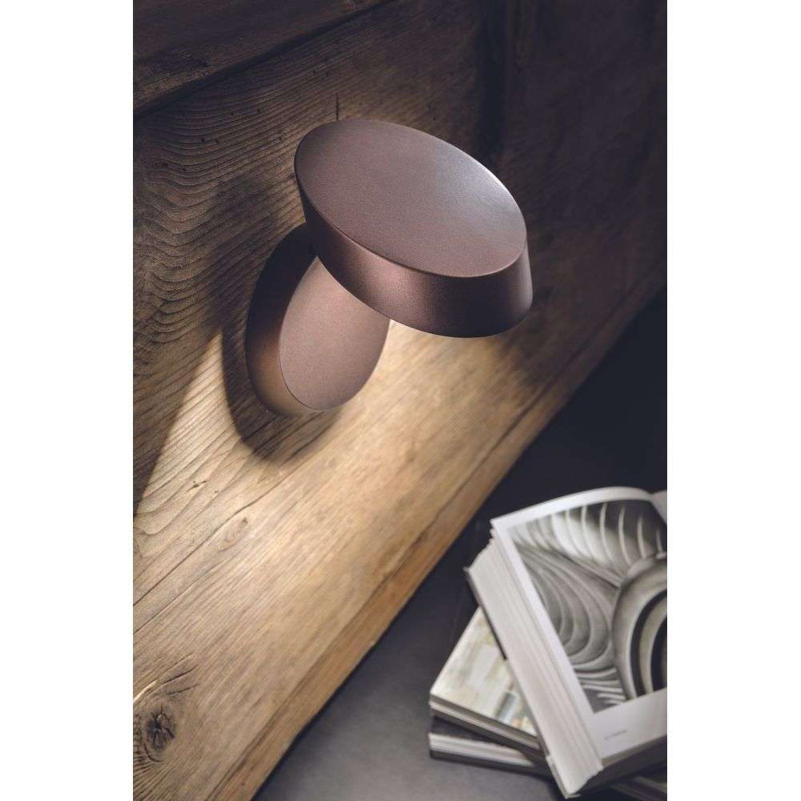 Pin-Up LED Aplique de Pared/Lámpara de Techo 2700K Copper Bronze - Lodes