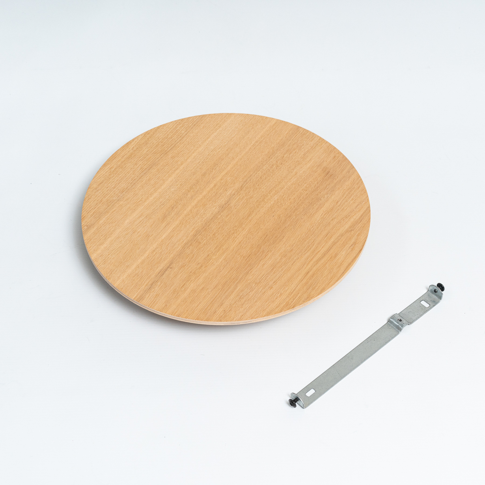 Luna Wood Wandleuchte, Ø 30 cm, Eichenholz, Envostar