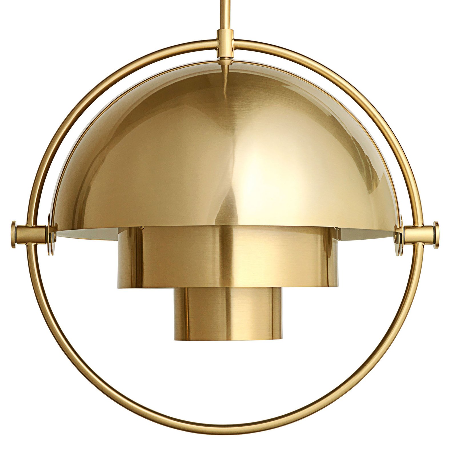 Multi-Lite Závěsné Světlo ø36 Brass/Brass - GUBI