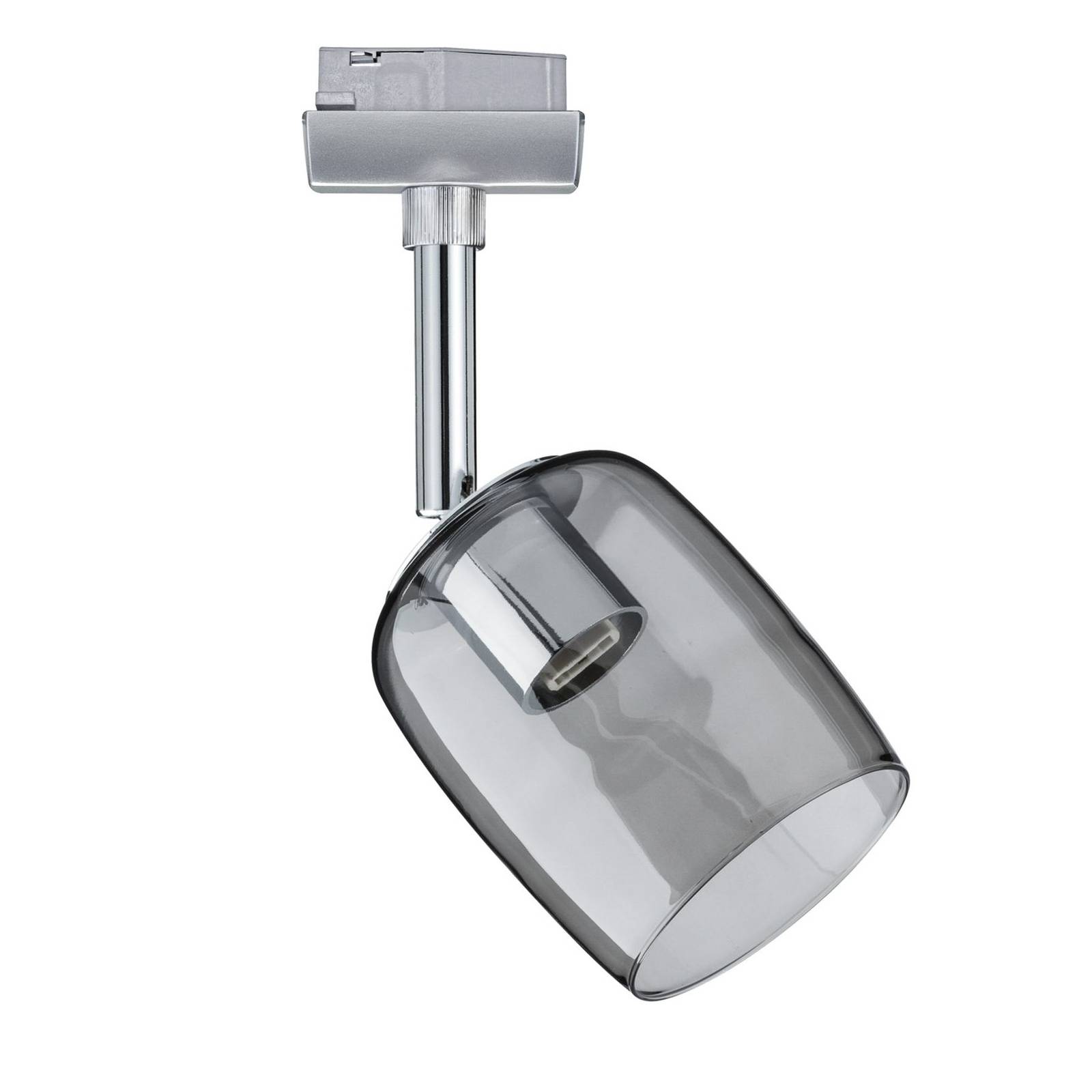 Paulmann URail Blossom basic set, chrome, smoky, for Living / Dining Room, metal, plastic, G9, 10 W, L: 220 cm, W: 7.7 cm, H: 21 cm