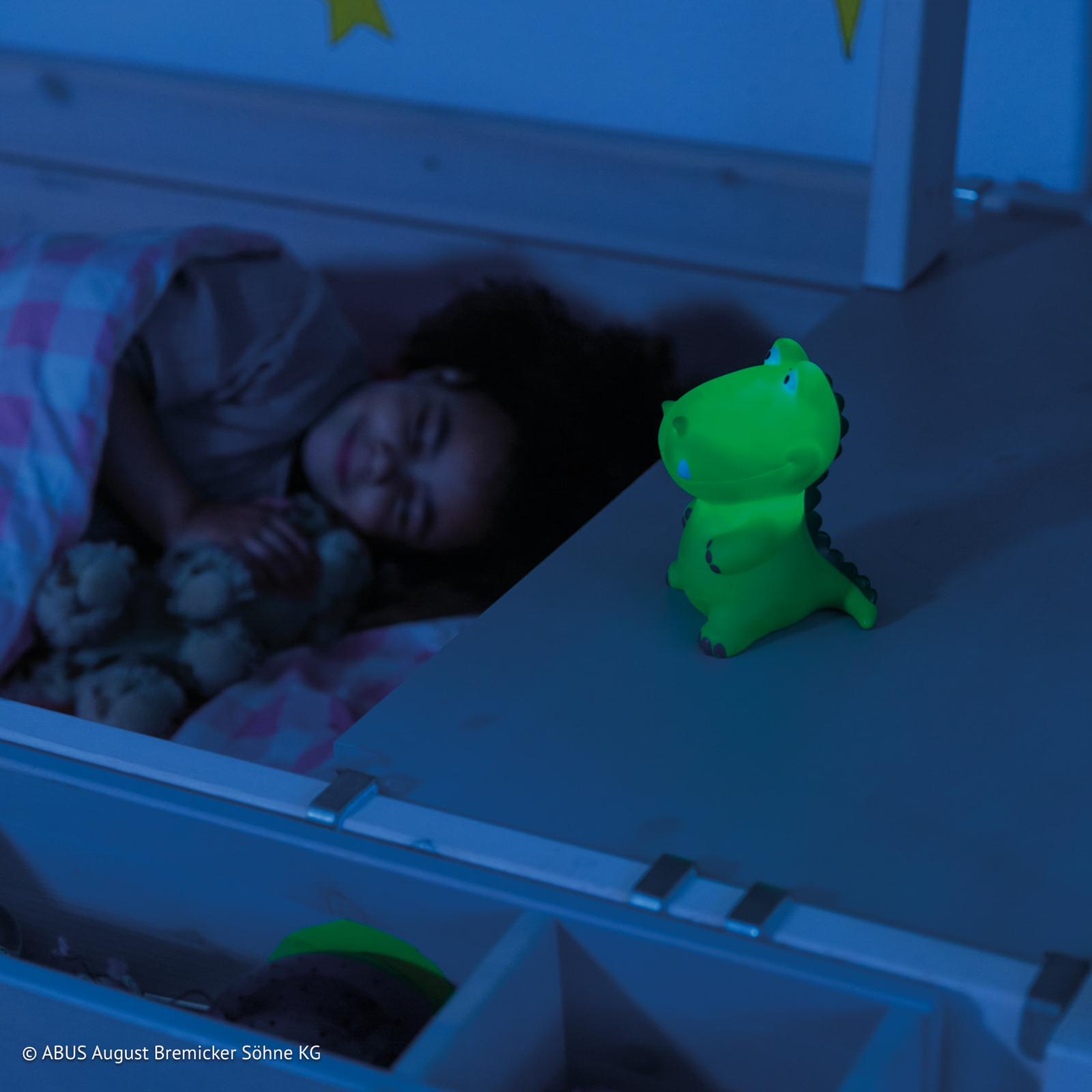 ABUS Dana LED nachtlamp in krokodilvorm