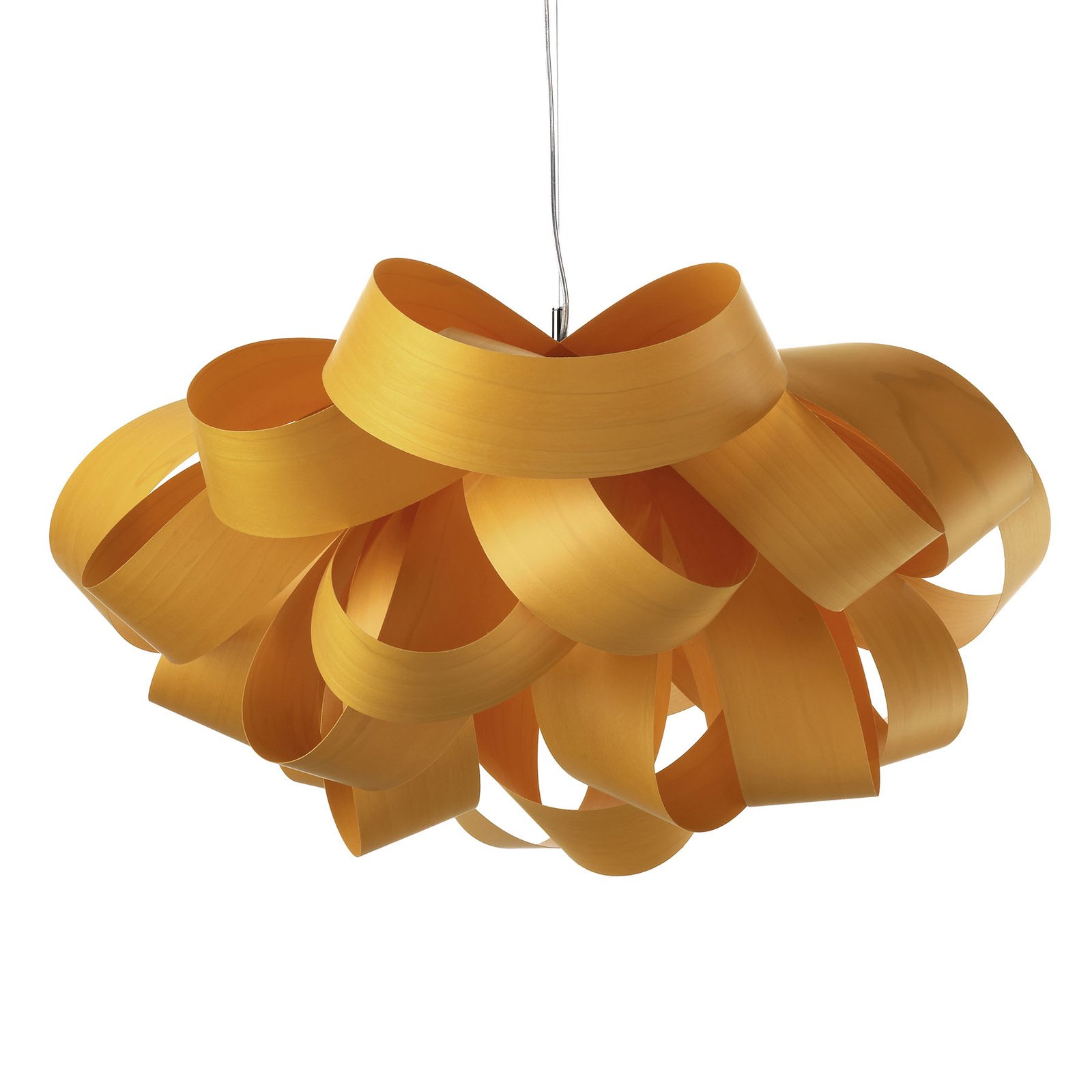 LZF Agatha Small závesná lampa, 78x76 cm, žltá