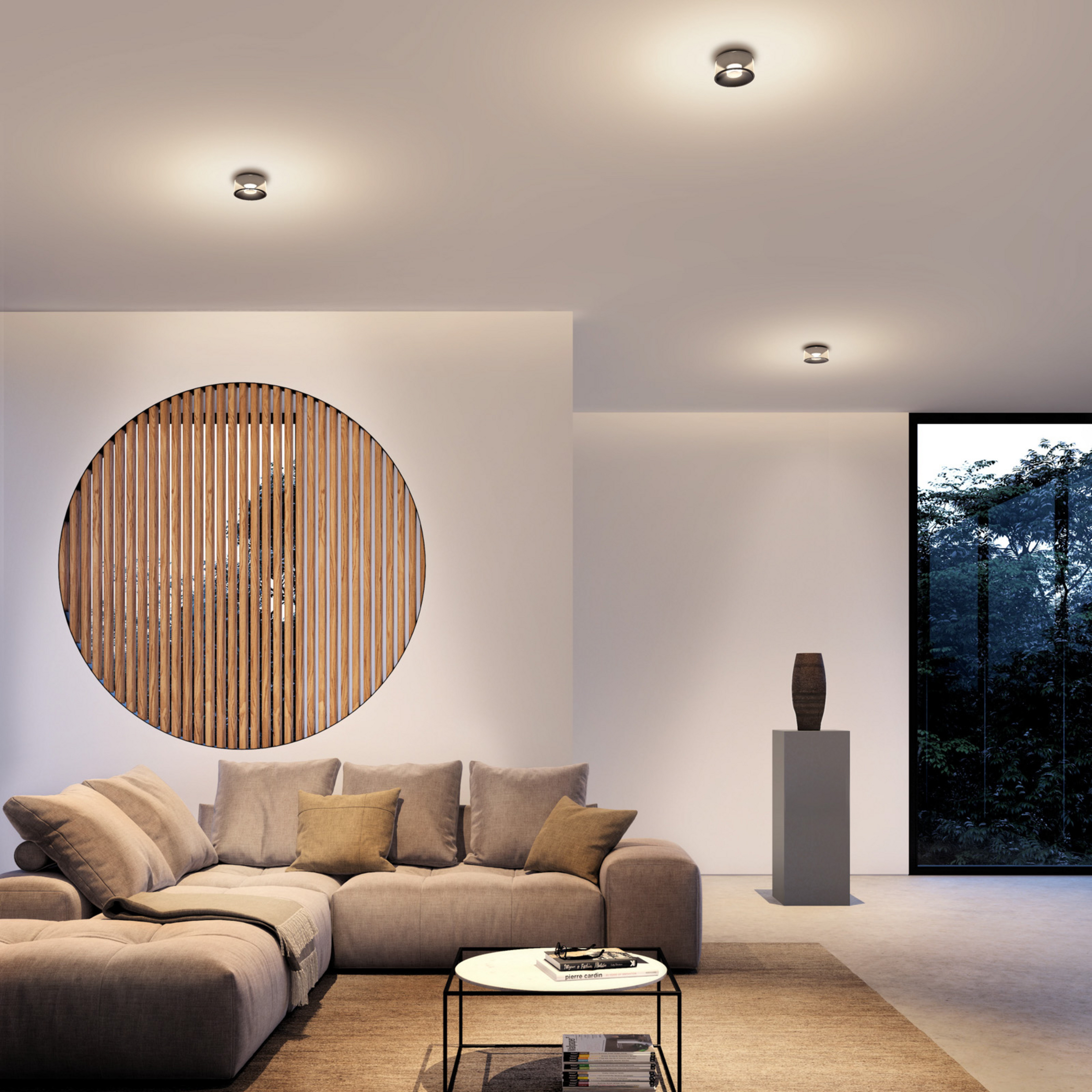 Ribag Vior LED mennyezeti lámpa 2,700K 60° fekete