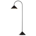 LED stojacia lampa FRANDSEN Grasp, čierna, výška 72 cm, kov