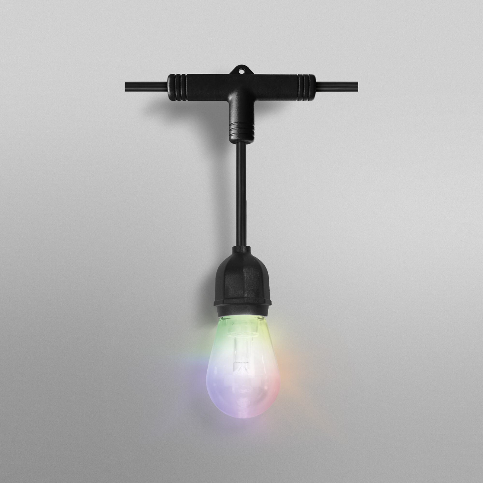OSRAM SMART+ WiFi LED svjetlosni lanac STRINGLIGHT, RGBW 12 žarulja - Moderan - crna - Plastika