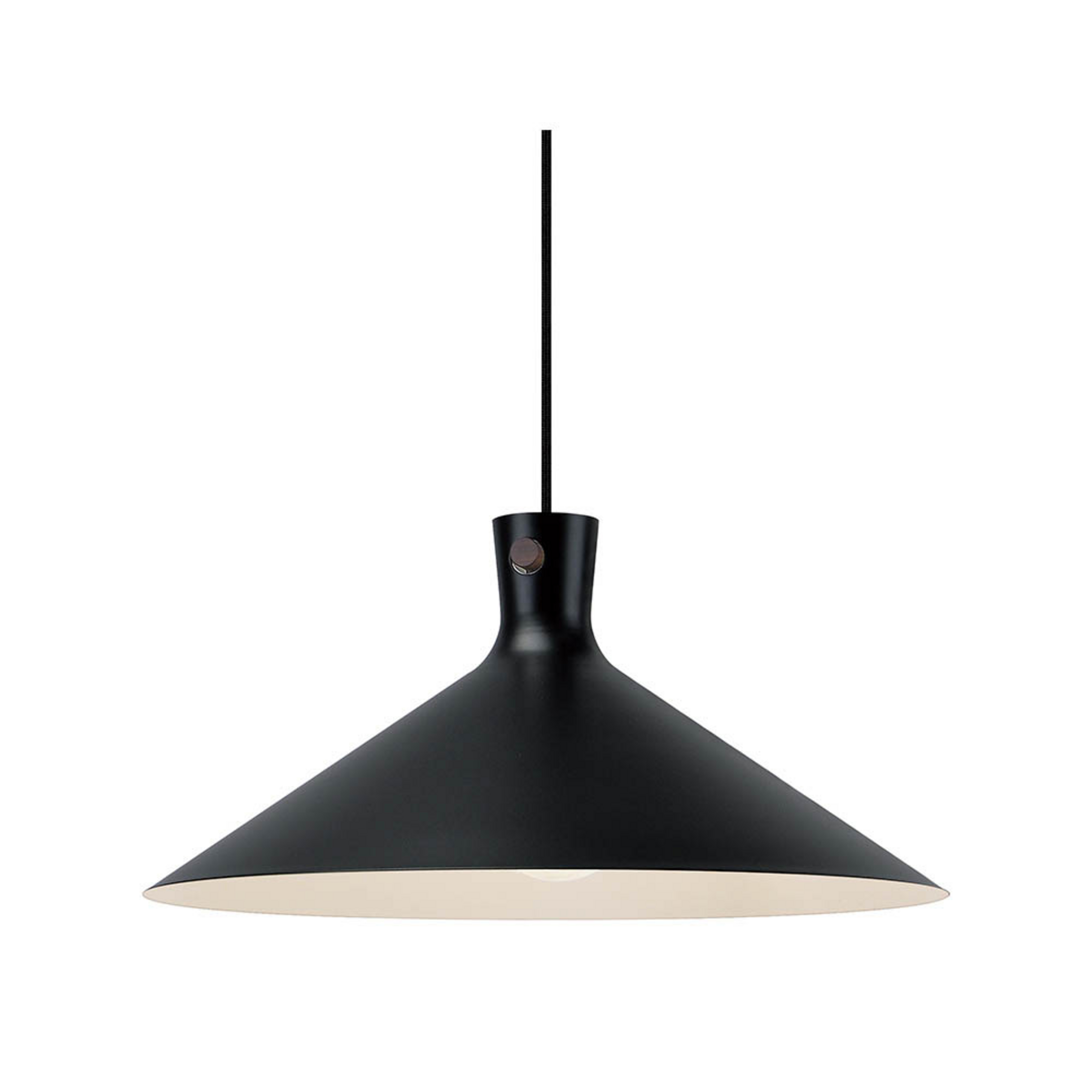 Pendelleuchte Dorina, schwarz, Ø 45 cm, Metall