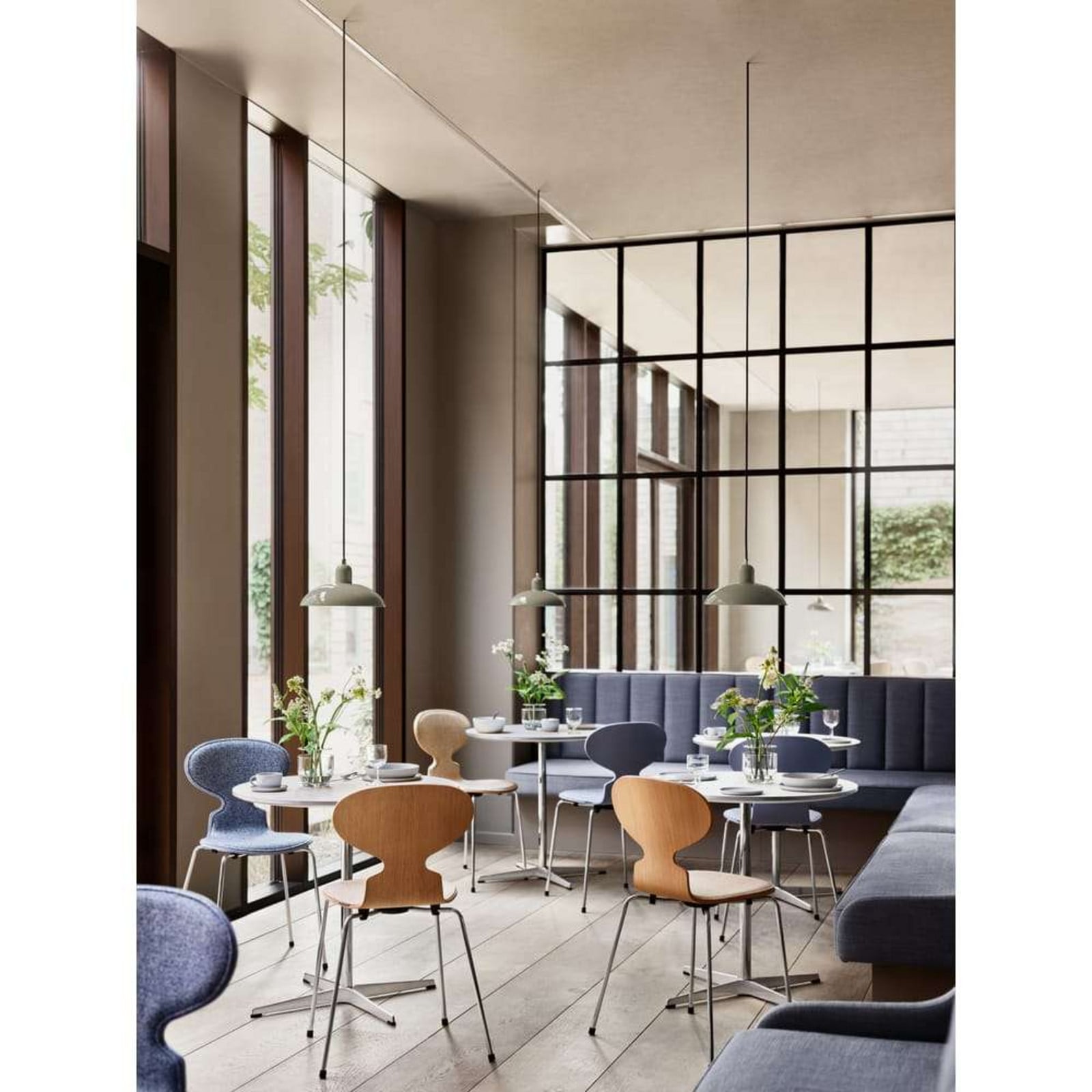 KAISER idell™ 6631-P Pendel Olive Grøn FRITZ HANSEN - Stue - Skandinavisk - Metal billede
